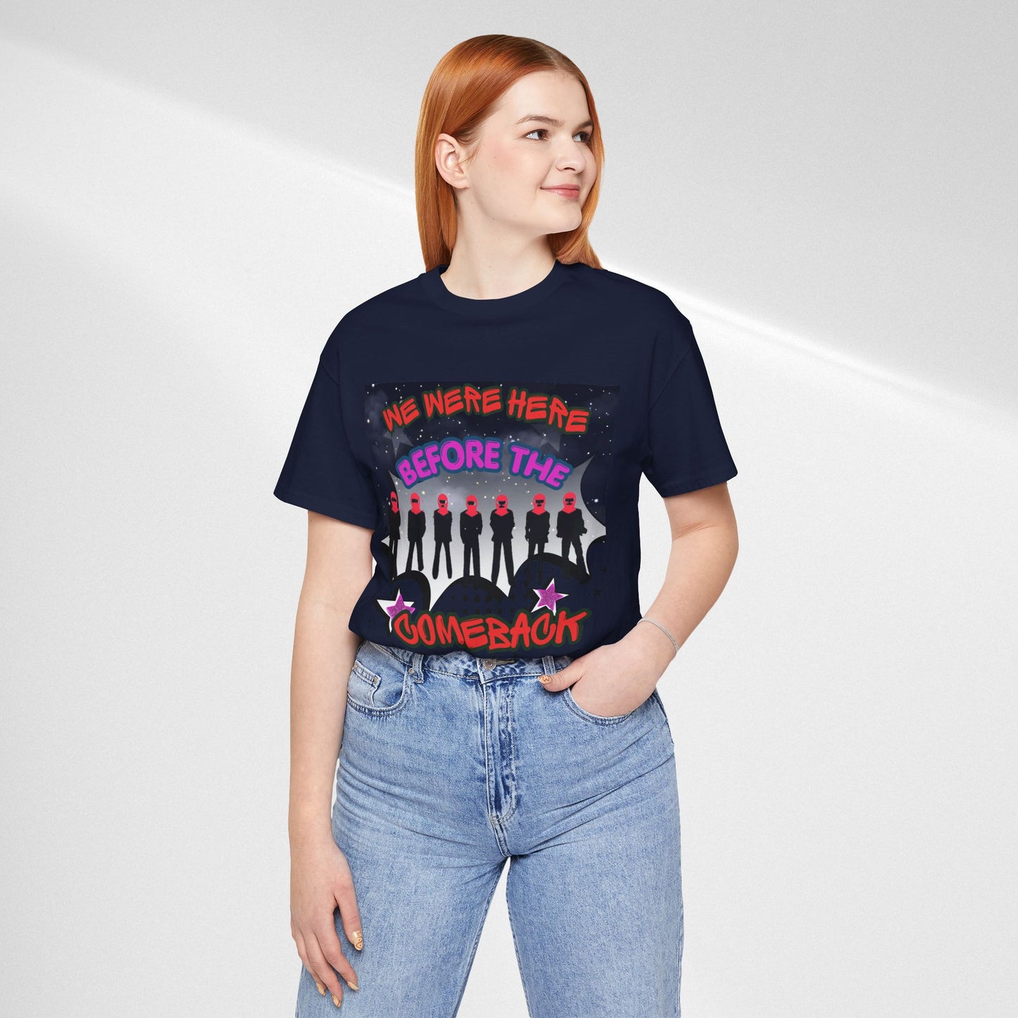 T‑Shirt — 'We Were Here Before the Comeback' Retro Pop Concert Tee