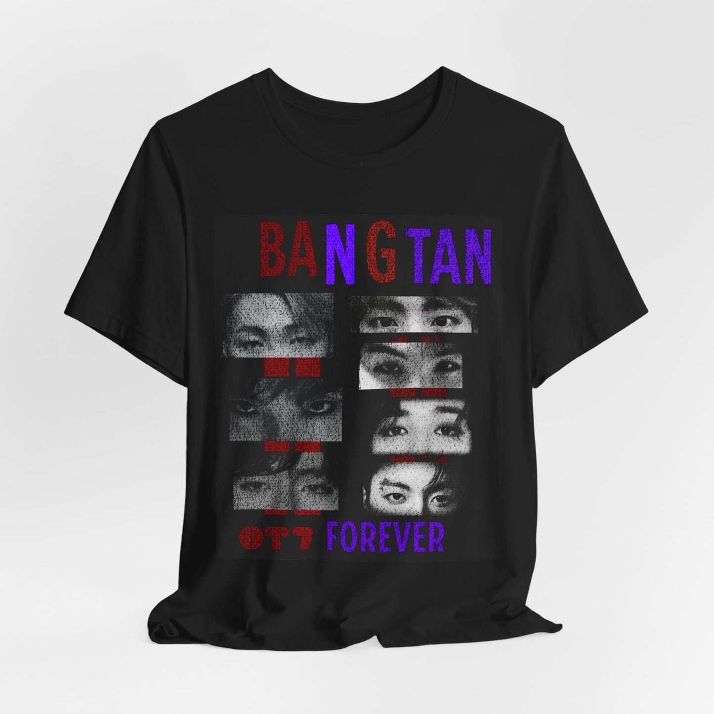Bangtan Forever BTS Eyes Graphic Tee – K‑Pop Fan Shirt