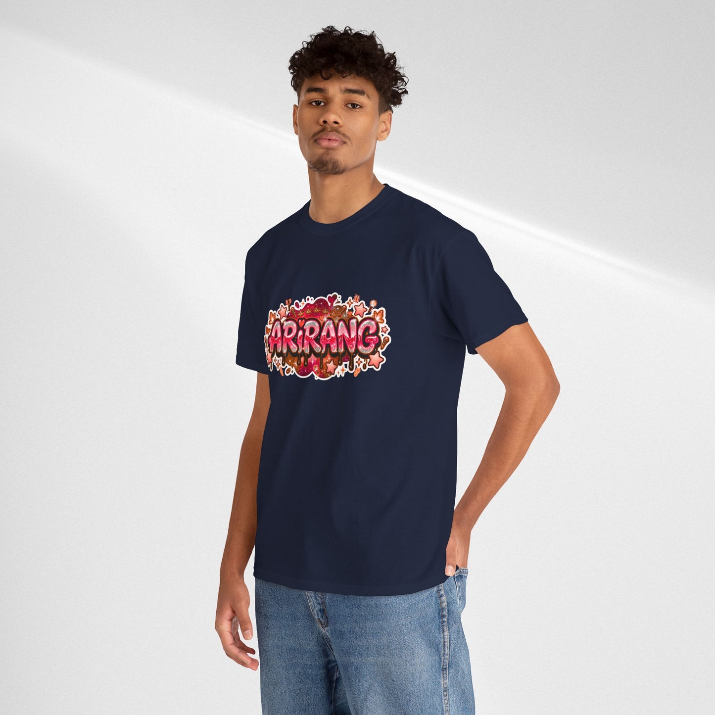 BTS Arirang Floral Graphic Tee - Korean Music Tribute Shirt