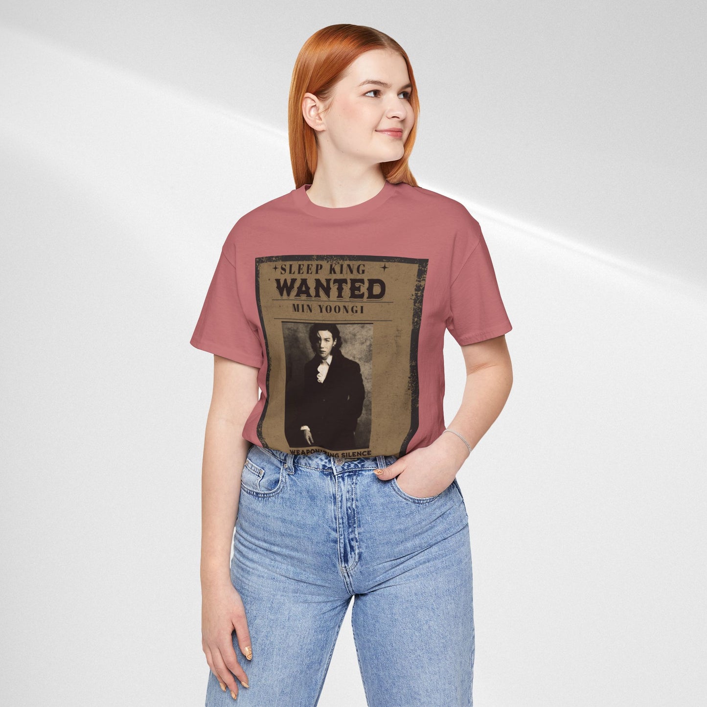 Sleep King Wanted Tee — Vintage 'Min Yoongi' Poster Shirt