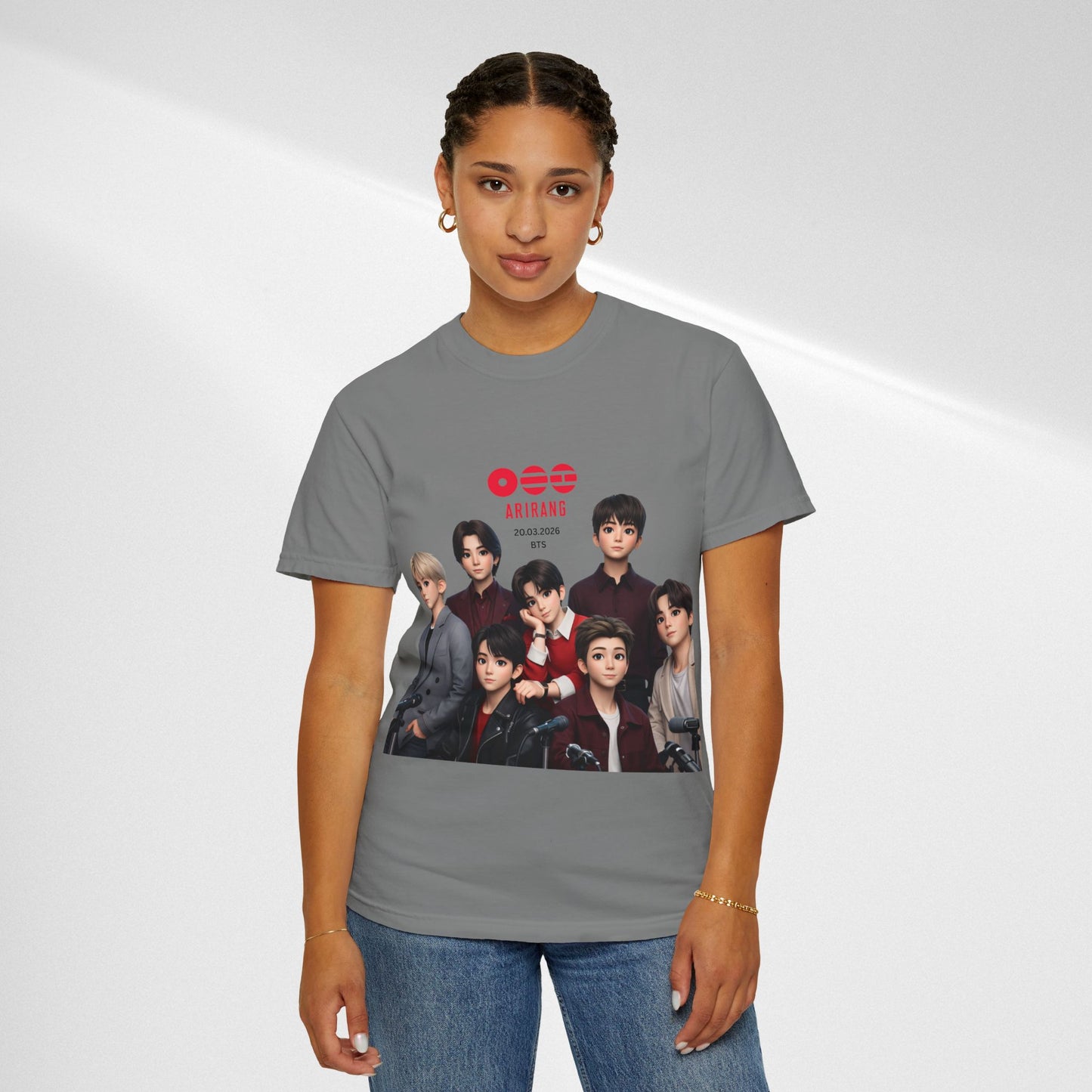 BTS Band Photo T-Shirt — Group Portrait Graphic Tee