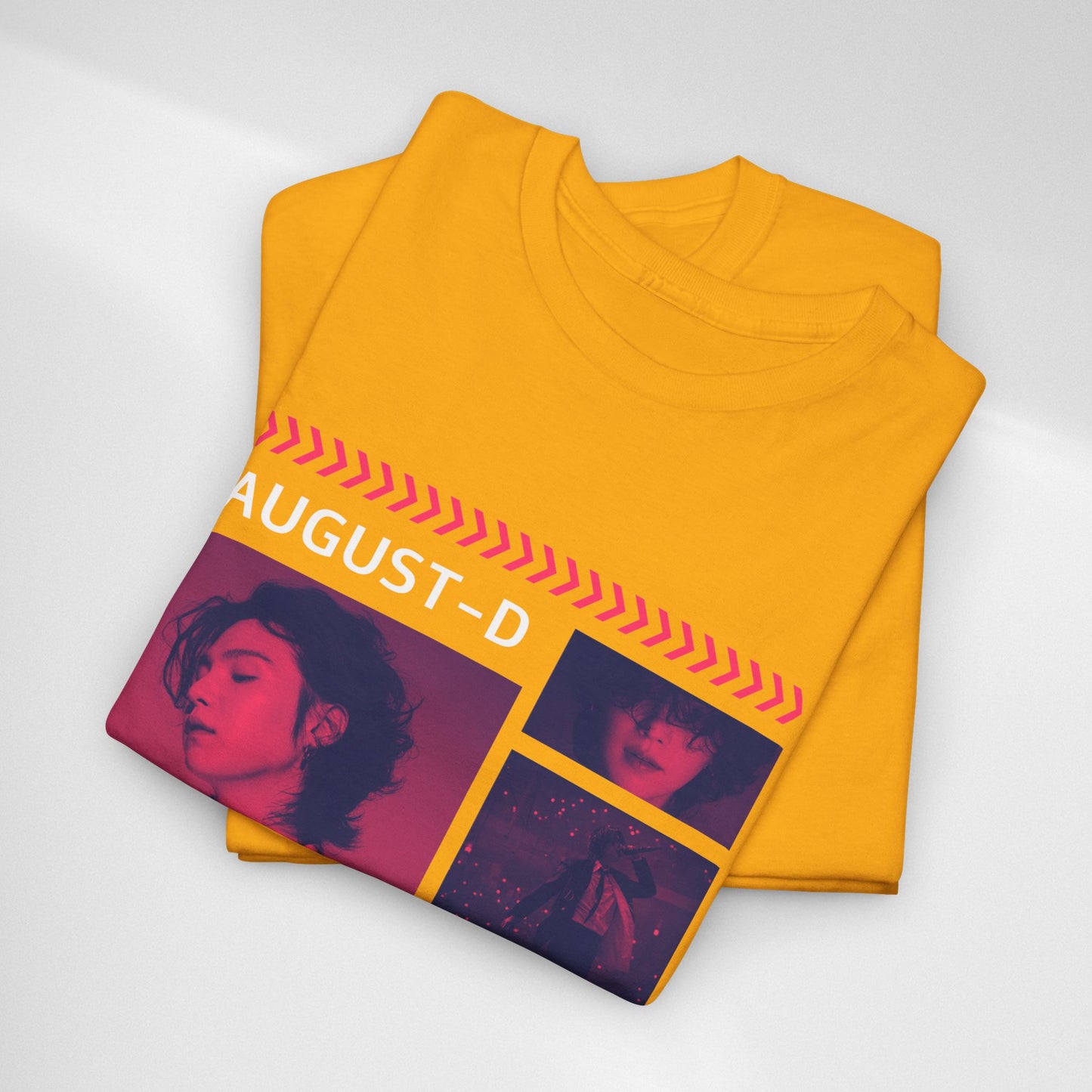 Min Yoon-Gi Photo Grid Tee — K‑Pop BTS August‑D Fan Shirt