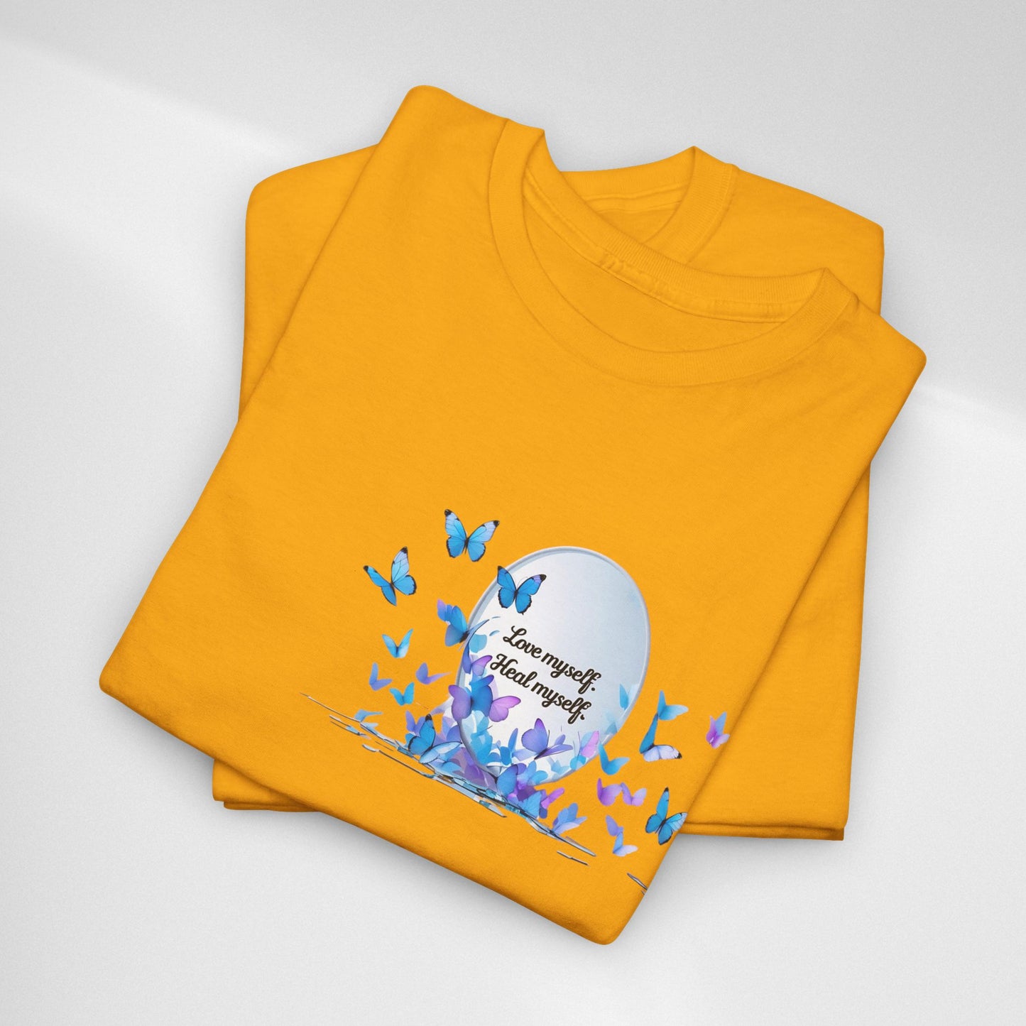 Butterfly Moon T-Shirt — "Strength Through Change" Inspirational Tee