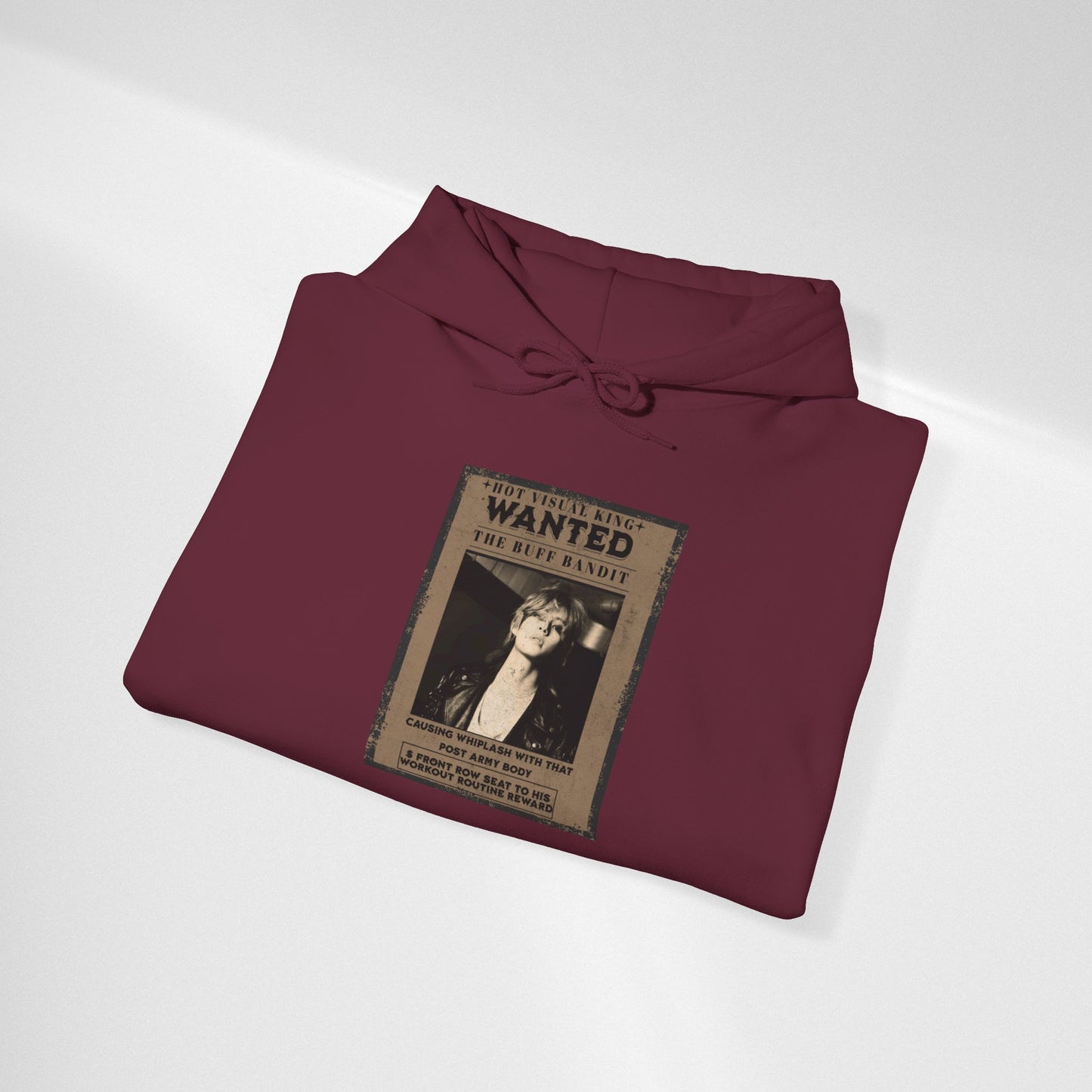 Hoodie Vintage V 'Wanted' Poster Photo Pullover