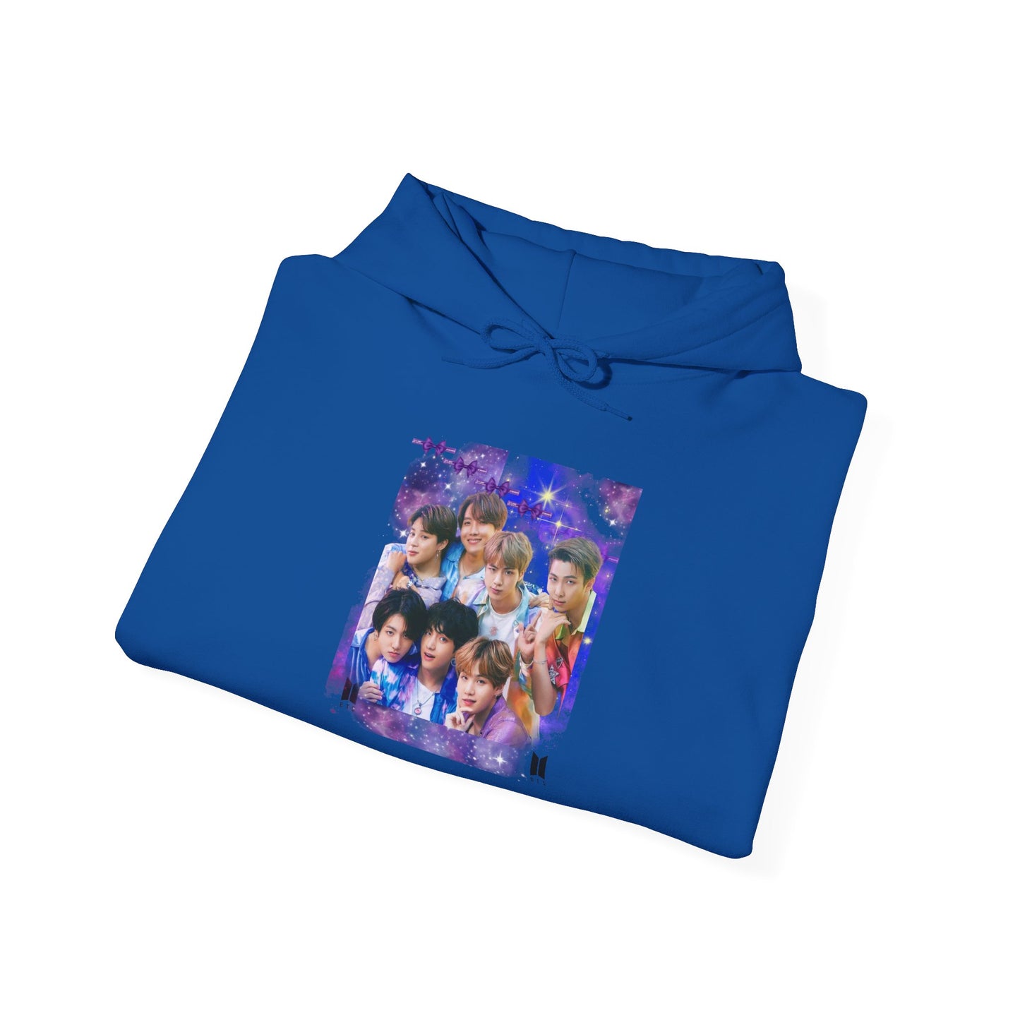 BTS Hoodie — Purple Collage Photo Graphic Hoodie