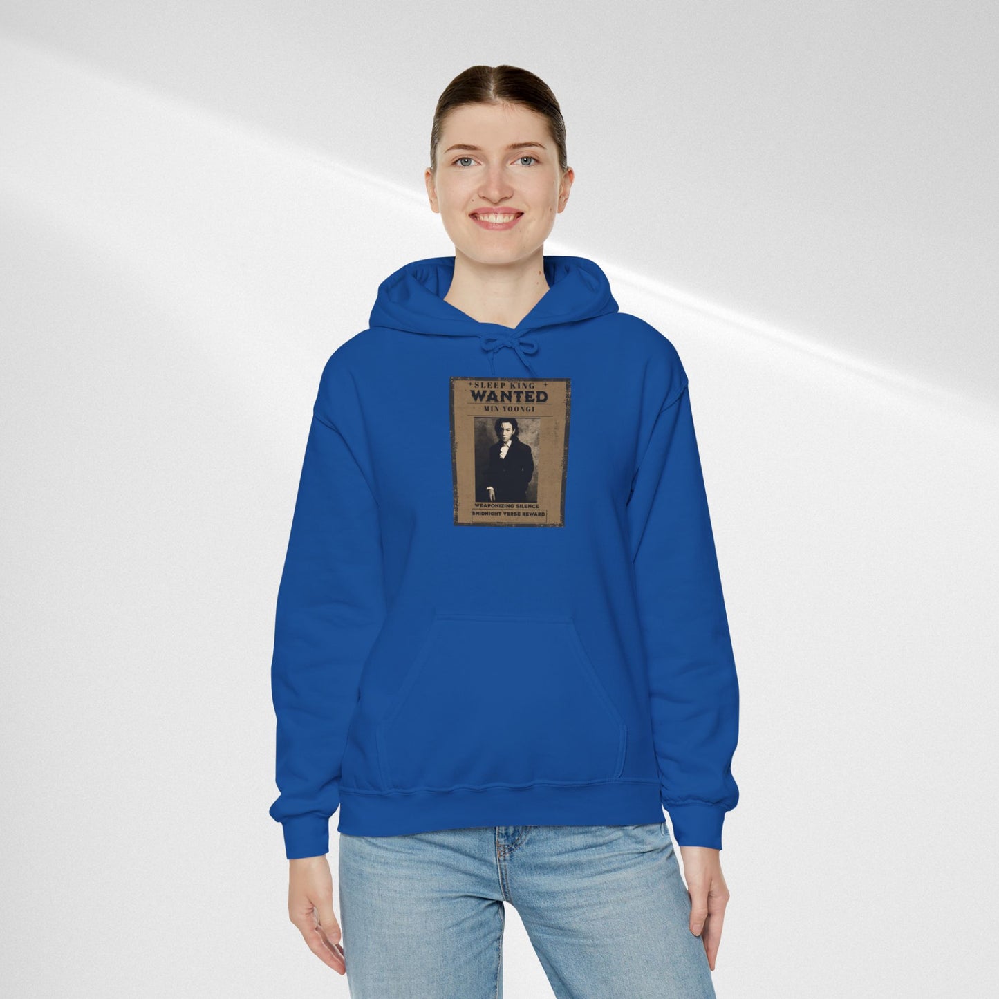 Suga Wanted Poster Hoodie — Vintage 'Wanted' Photo Sweatshirt