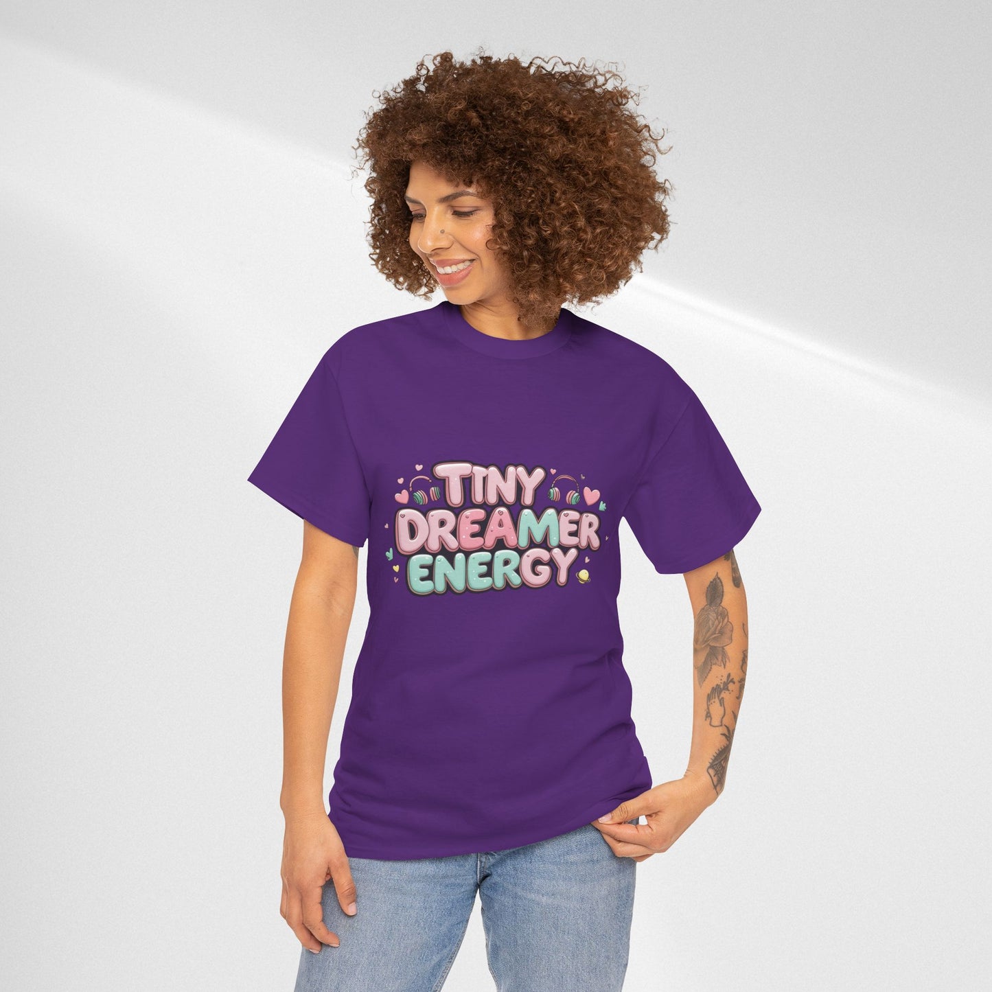 TinyTan Dreamer Energy T-Shirt — Cute Pastel Graphic Tee