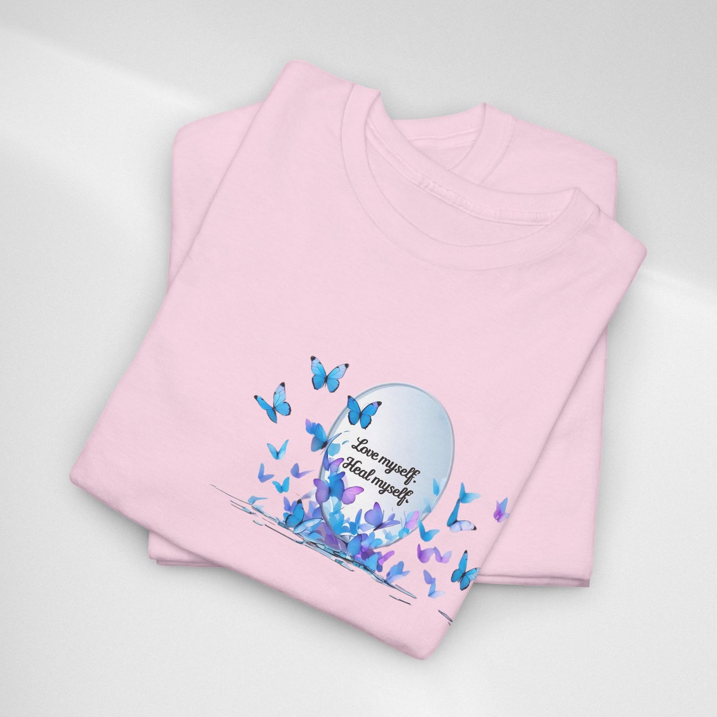 Butterfly Moon T-Shirt — "Strength Through Change" Inspirational Tee