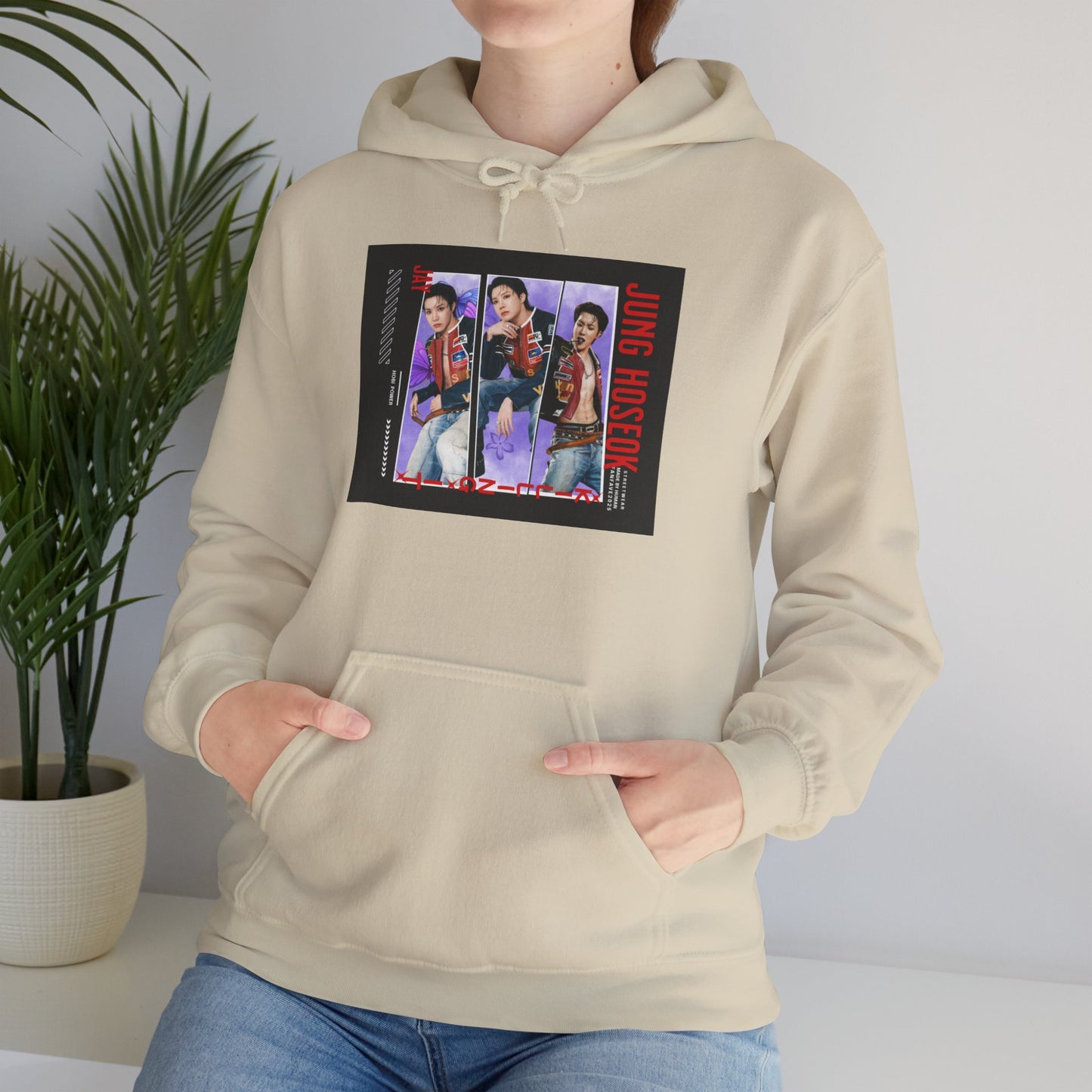 JHOPE Retro Band Photo Hoodie — Vintage Concert Graphic Pullover