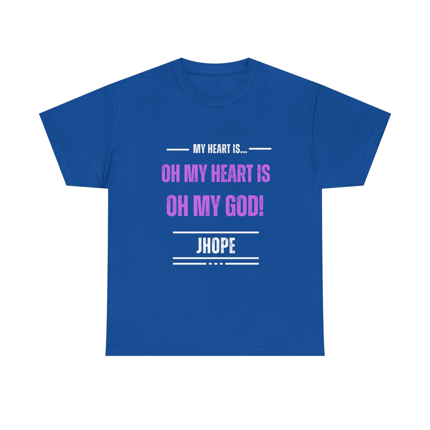 Graphic Tee — "Oh My Heart Is Oh My God!" J-Hope Fan Shirt