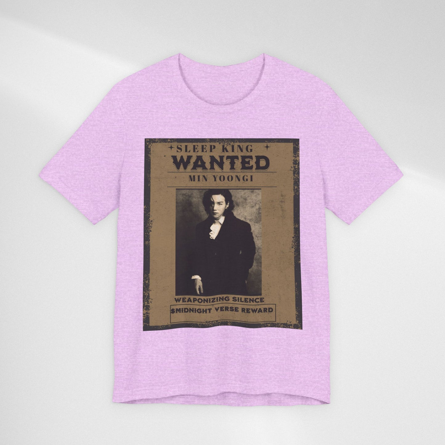 Sleep King Wanted Tee — Vintage 'Min Yoongi' Poster Shirt