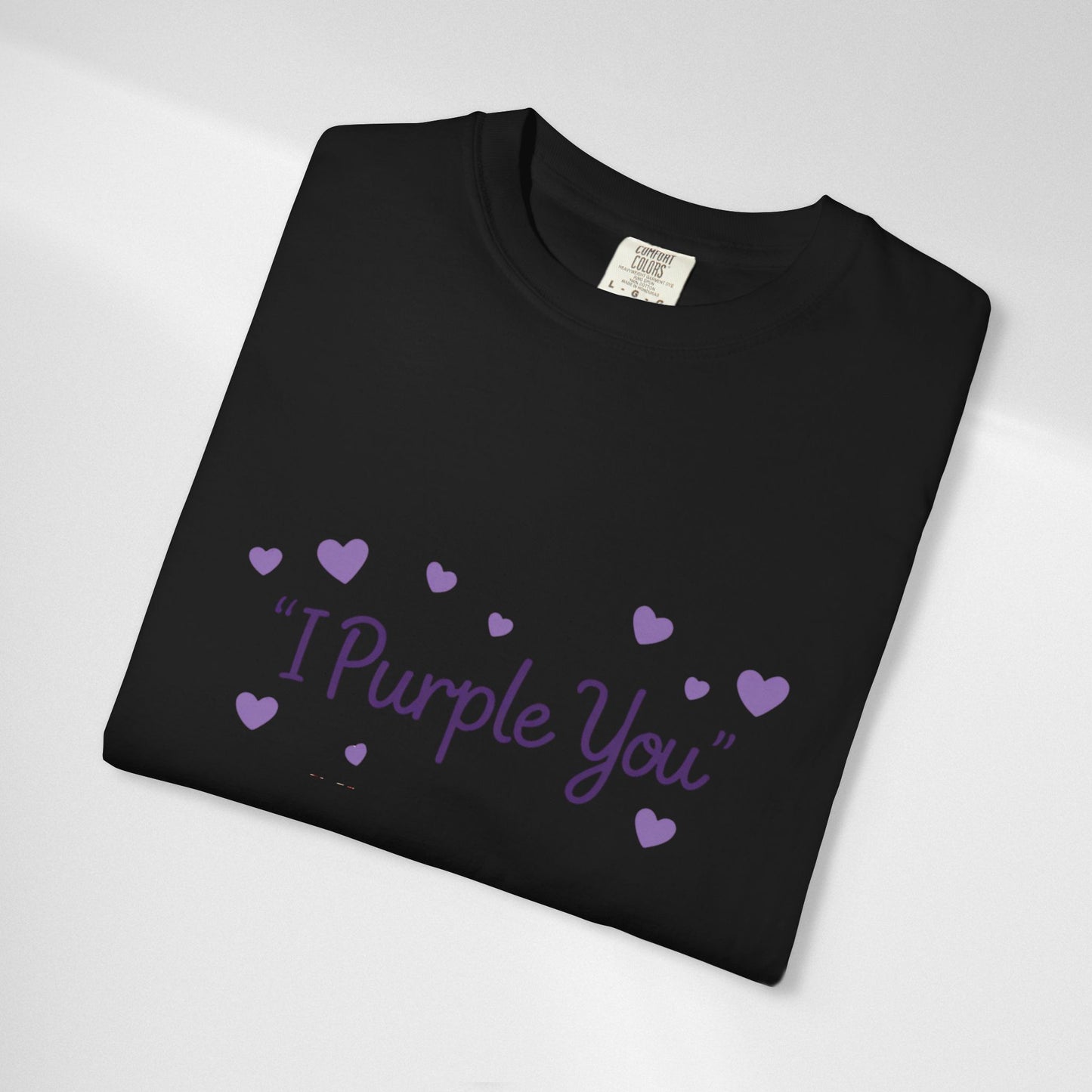 I Purple You T-Shirt — Cute Purple Hearts Valentine Tee