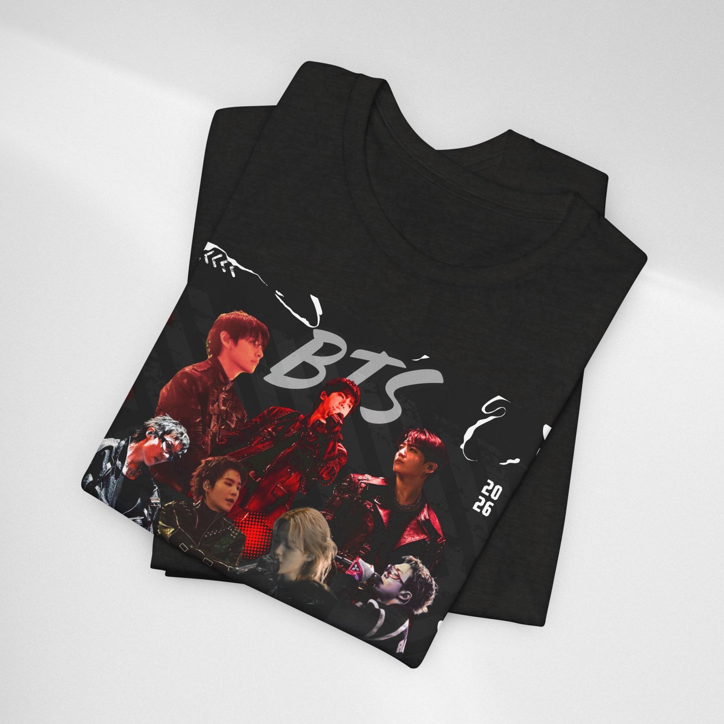 BTS ARIRANG Band Graphic Tee — 'BTS ARMY' Retro Concert Poster Shirt