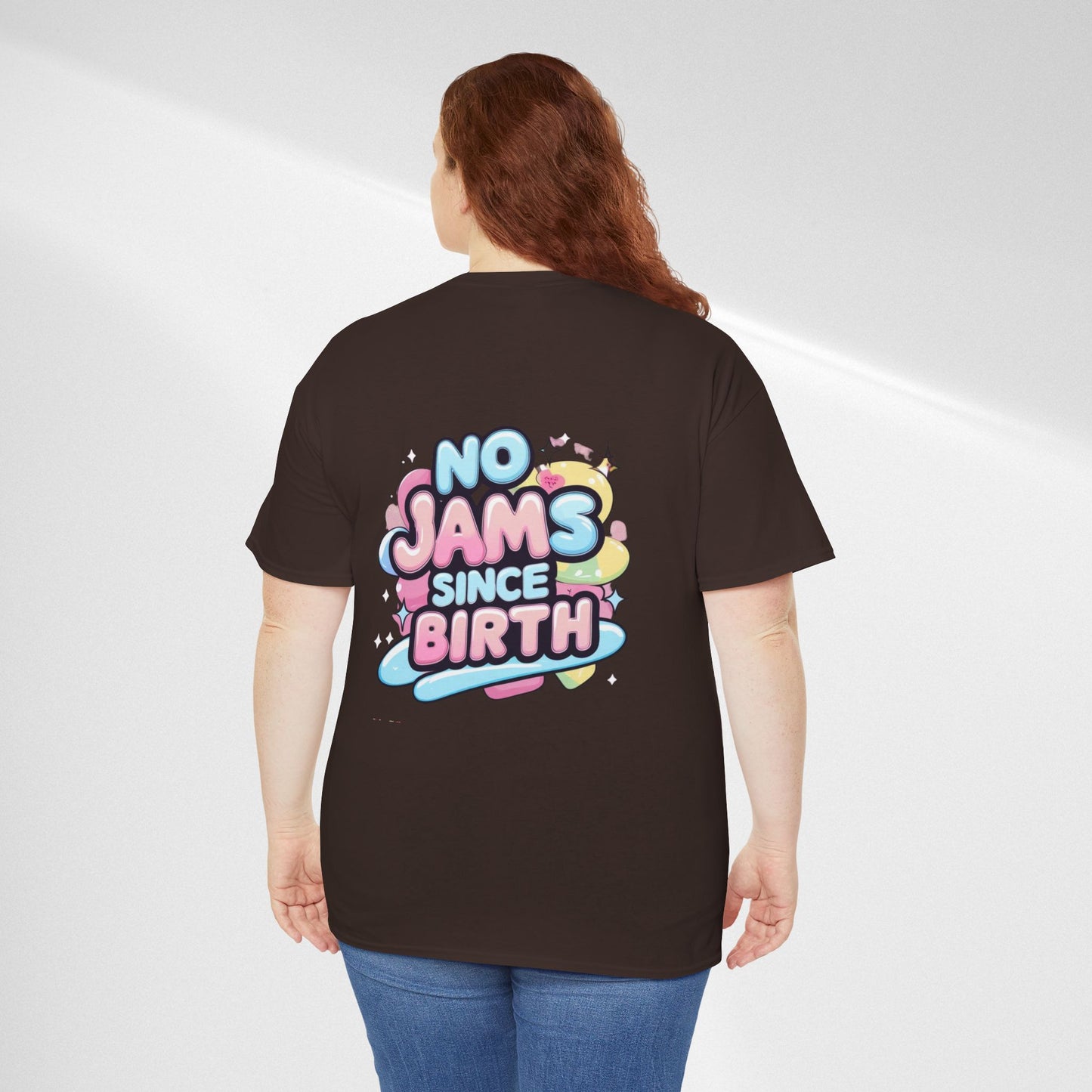 No Jams Since Birth T-Shirt — Cute Pastel Graphic Tee