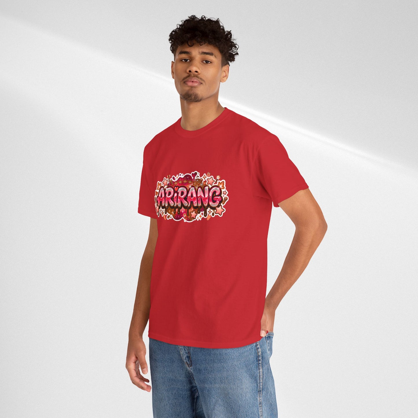 BTS Arirang Floral Graphic Tee - Korean Music Tribute Shirt