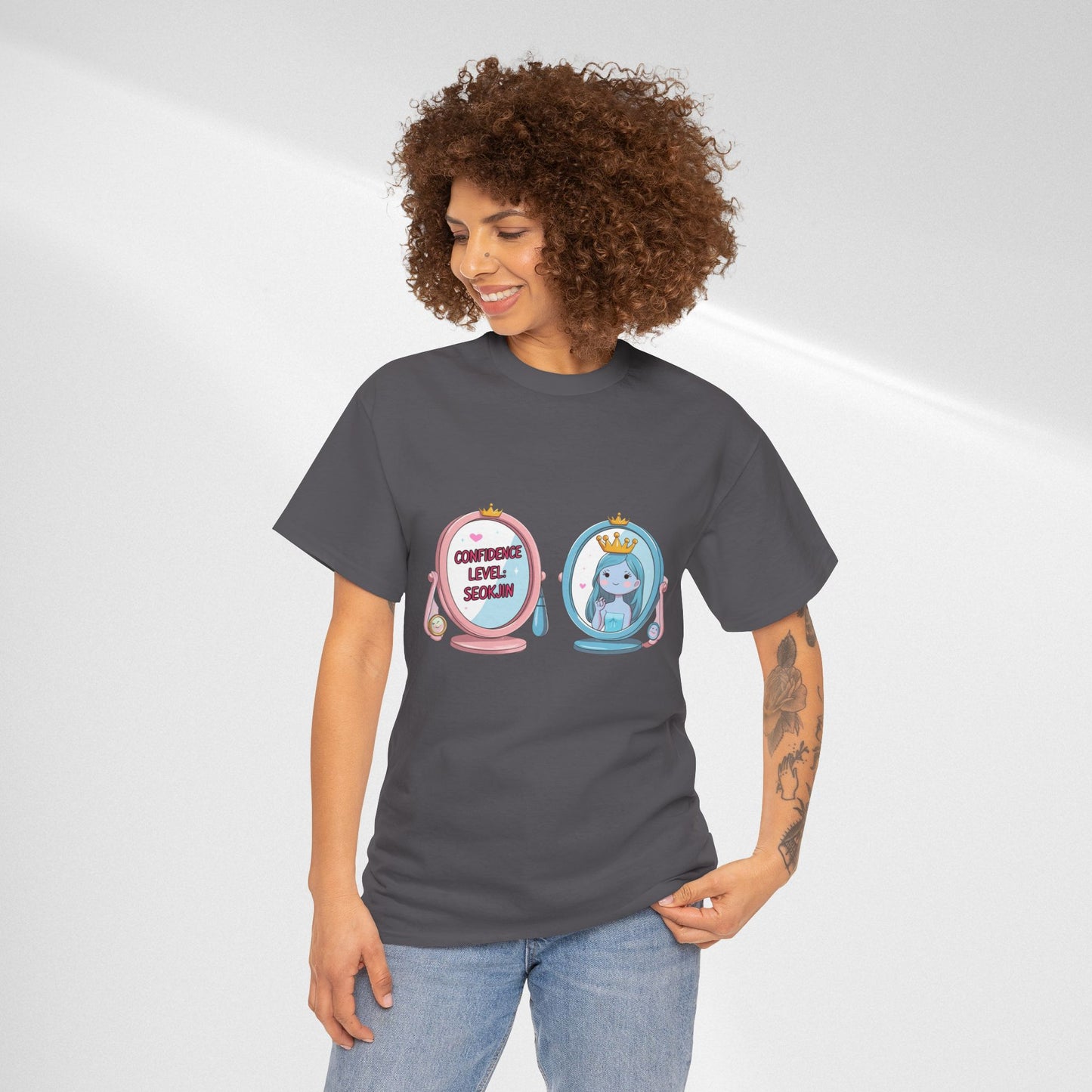 BTS Jin Confidence Level T-Shirt — Seokjin Fan Tee