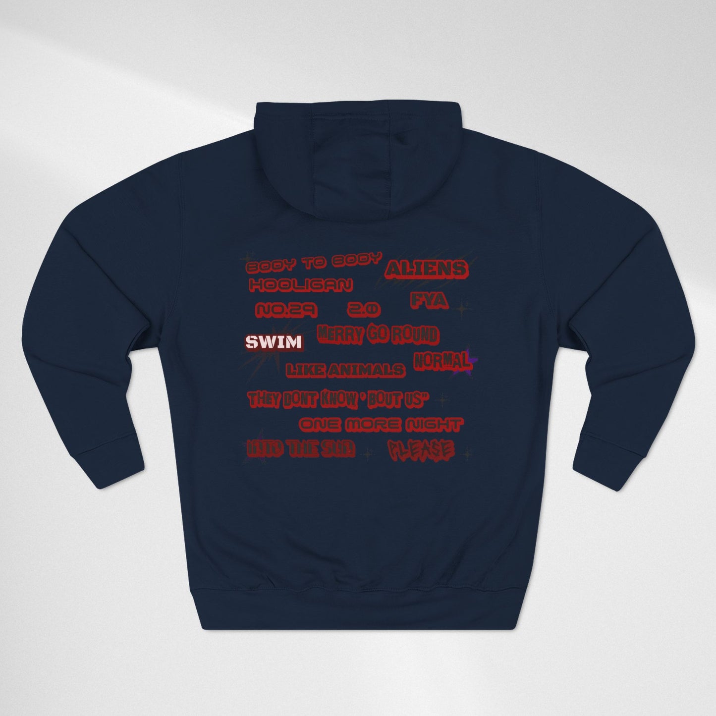 BTS World Tour Hoodie — 'Arirang' Fleece Pullover with Tour Dates