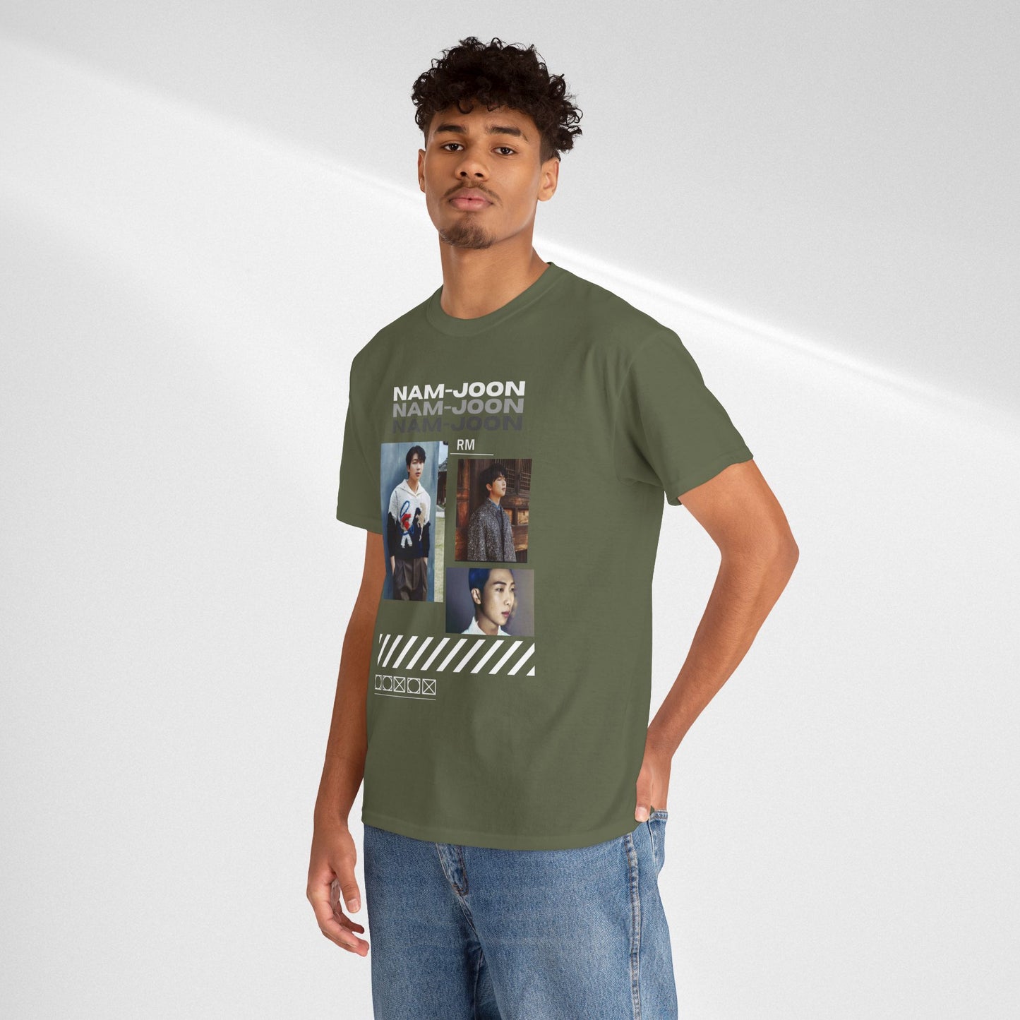 RM (Nam-Joon) Photo Collage K-Pop Graphic Tee