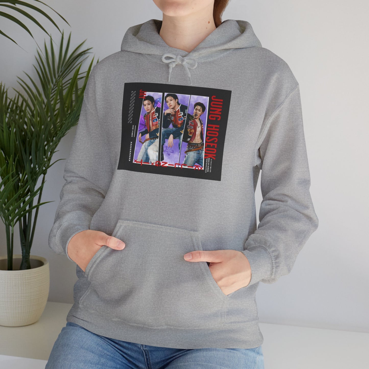 JHOPE Retro Band Photo Hoodie — Vintage Concert Graphic Pullover
