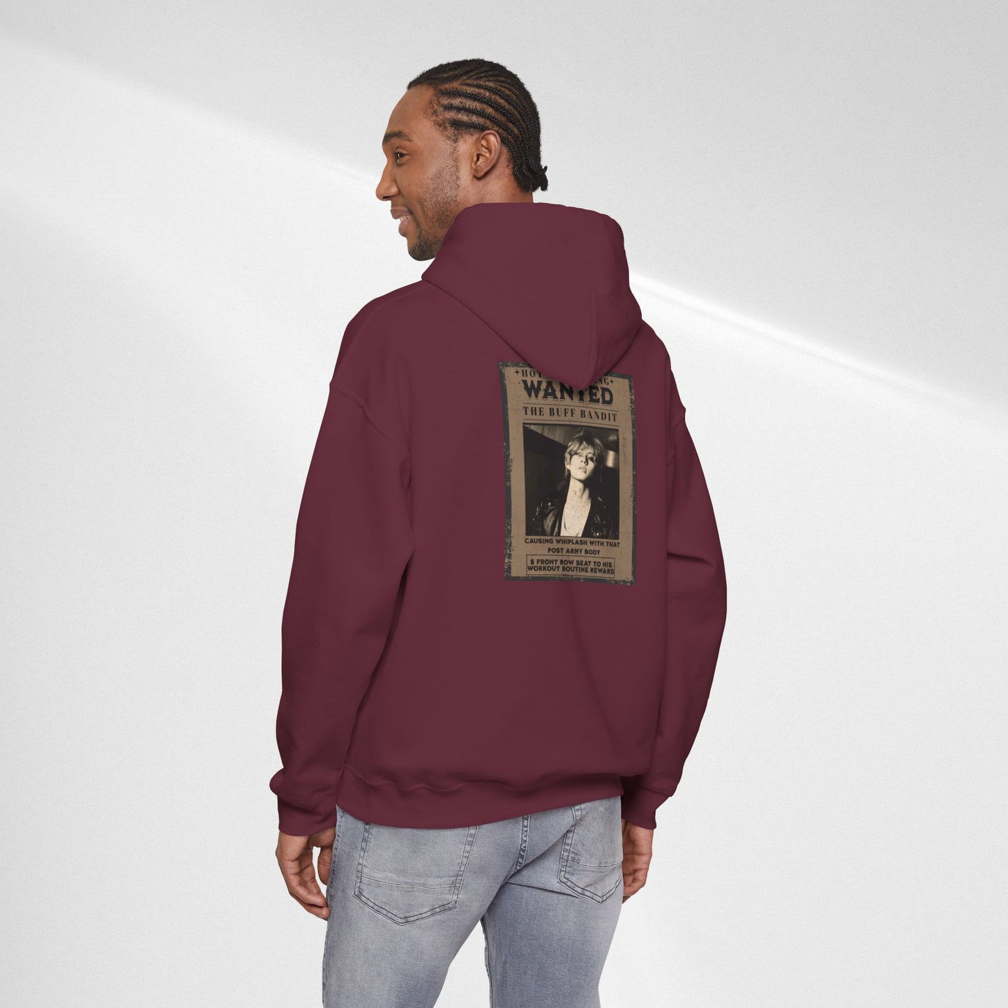 Hoodie Vintage V 'Wanted' Poster Photo Pullover