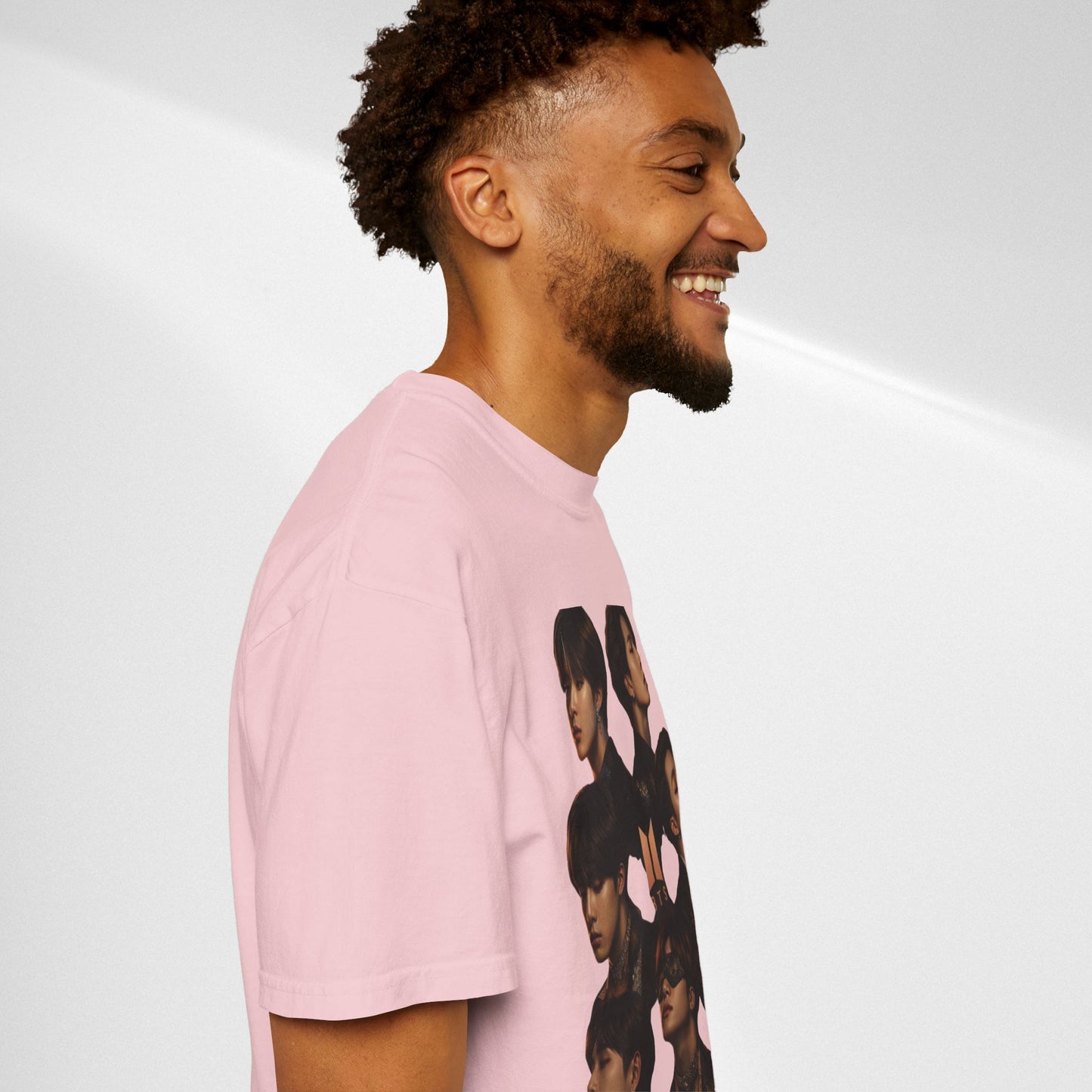 BTS Portrait Collage T-Shirt — Dark Mood Graphic Tee