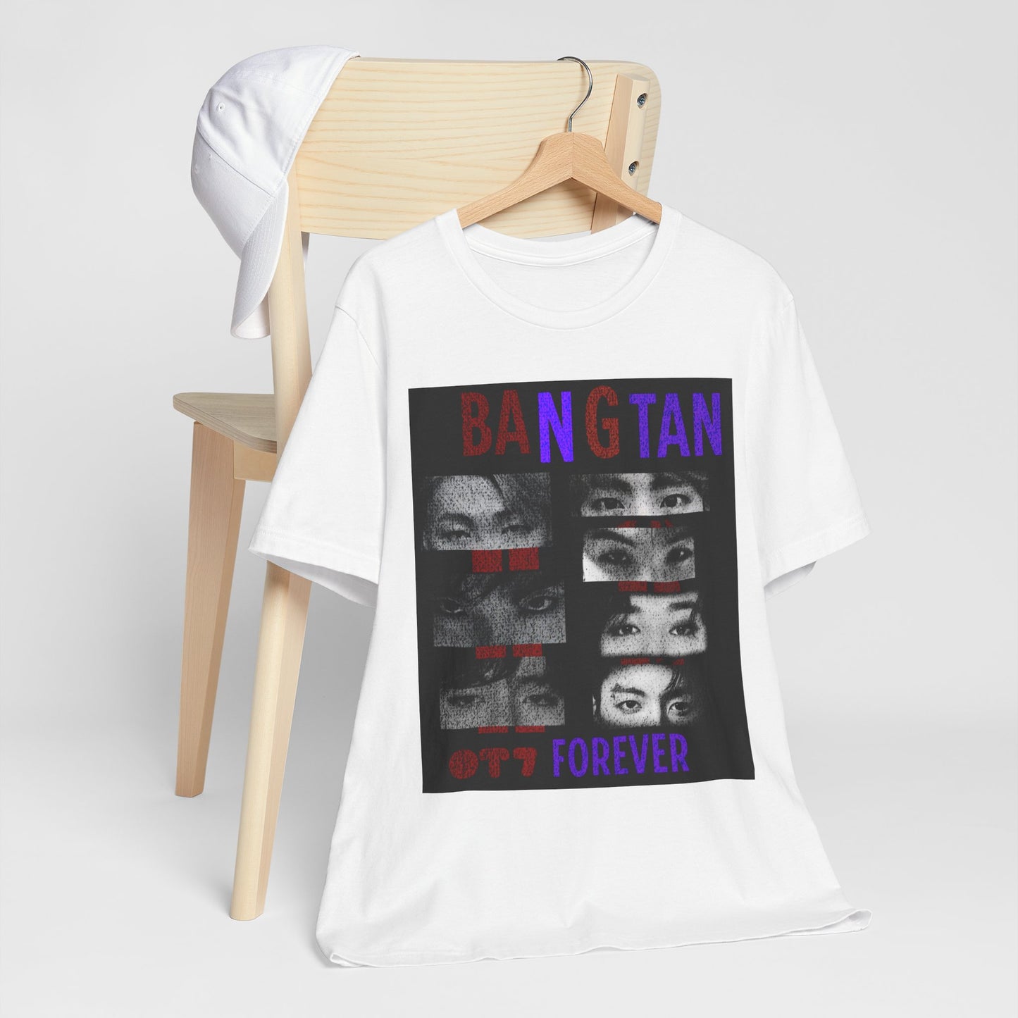Bangtan Forever BTS Eyes Graphic Tee – K‑Pop Fan Shirt