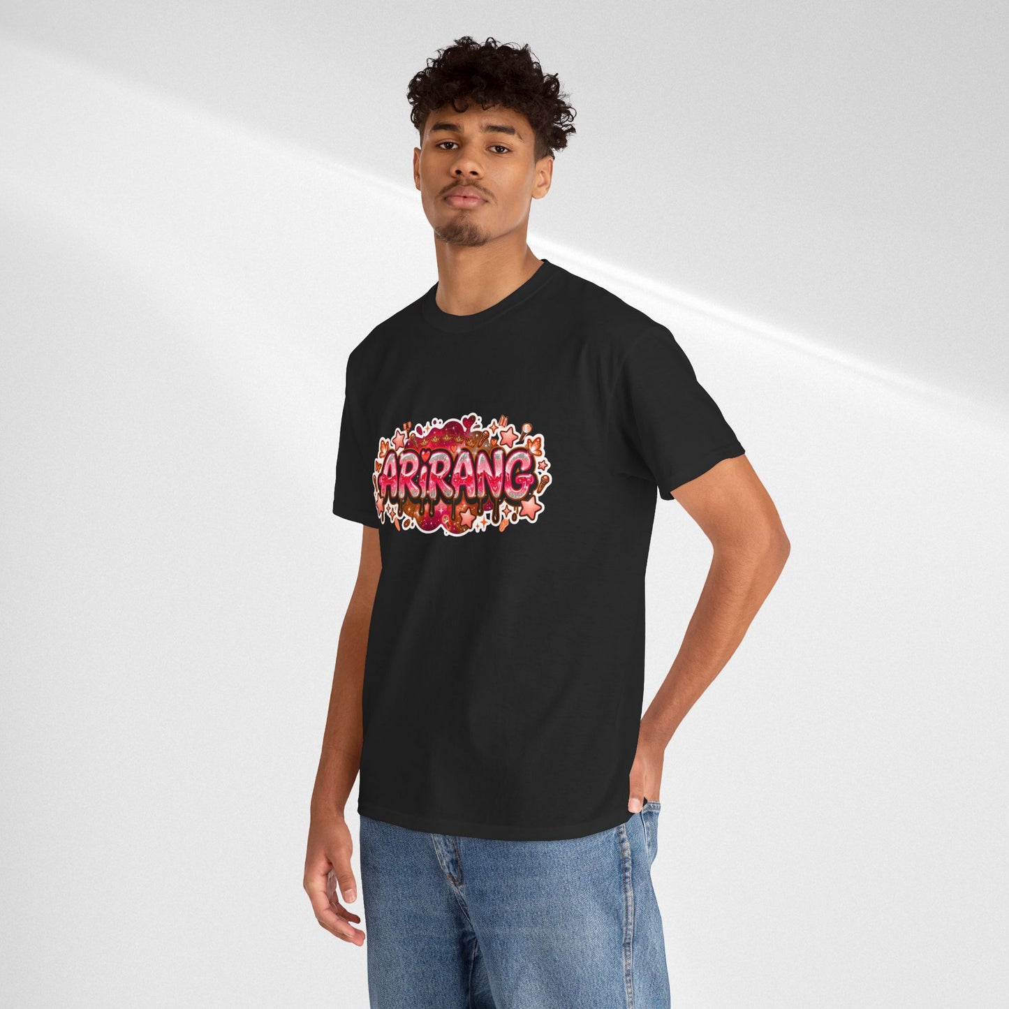 BTS Arirang Floral Graphic Tee - Korean Music Tribute Shirt