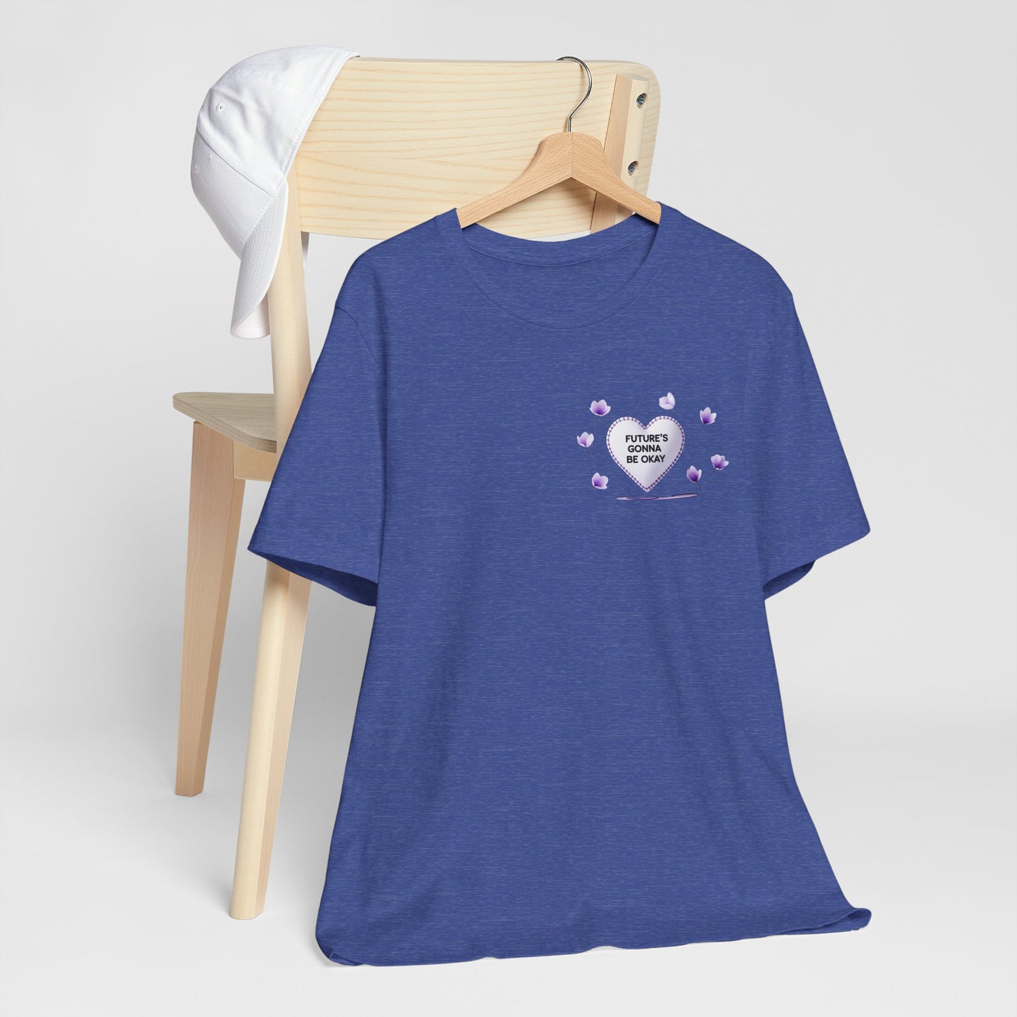 Future's Gonna Be Okay T-Shirt — Purple Heart Positive Graphic Tee