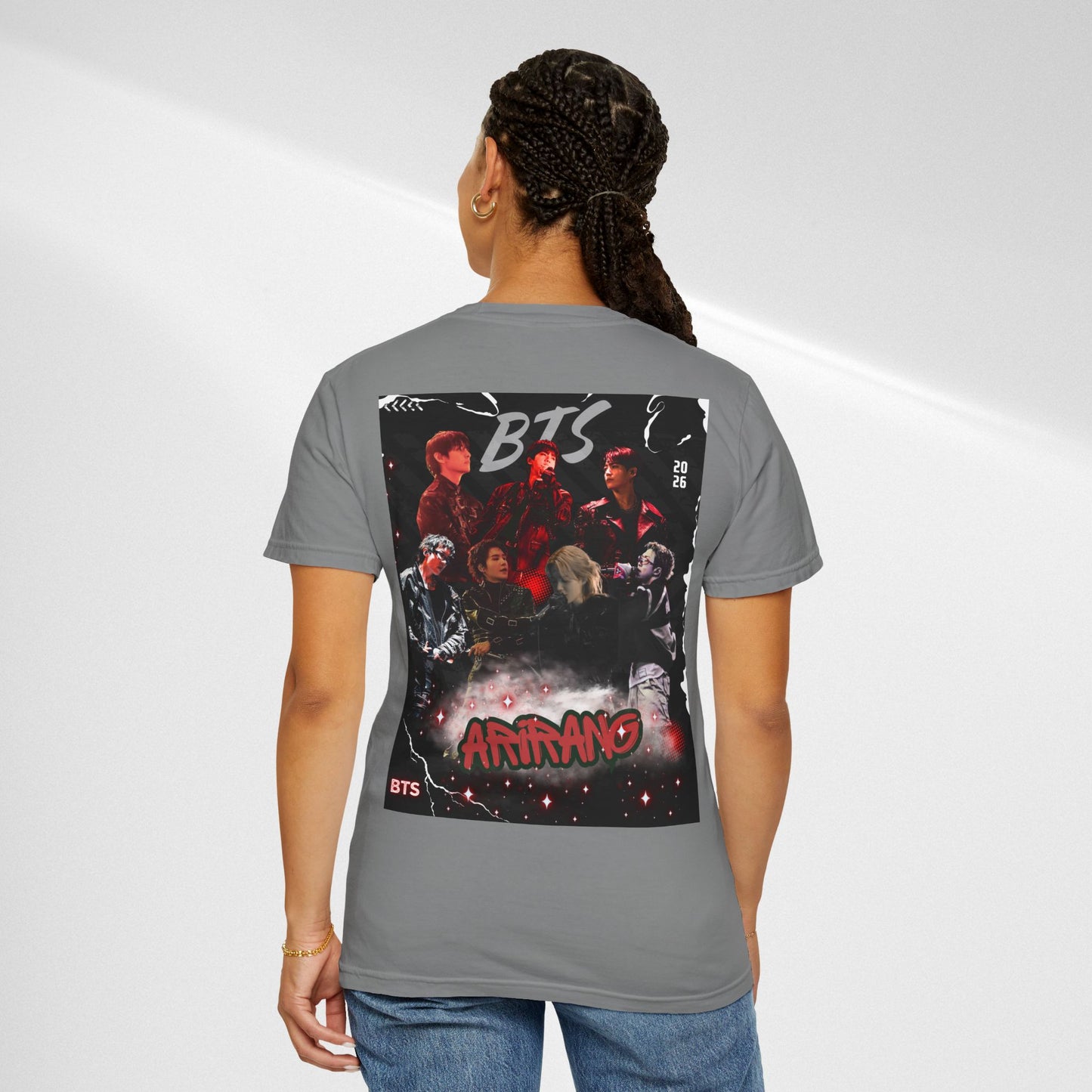 BTS ARIRANG Graphic T-Shirt — "Arirang" BTS Style Concert Tee