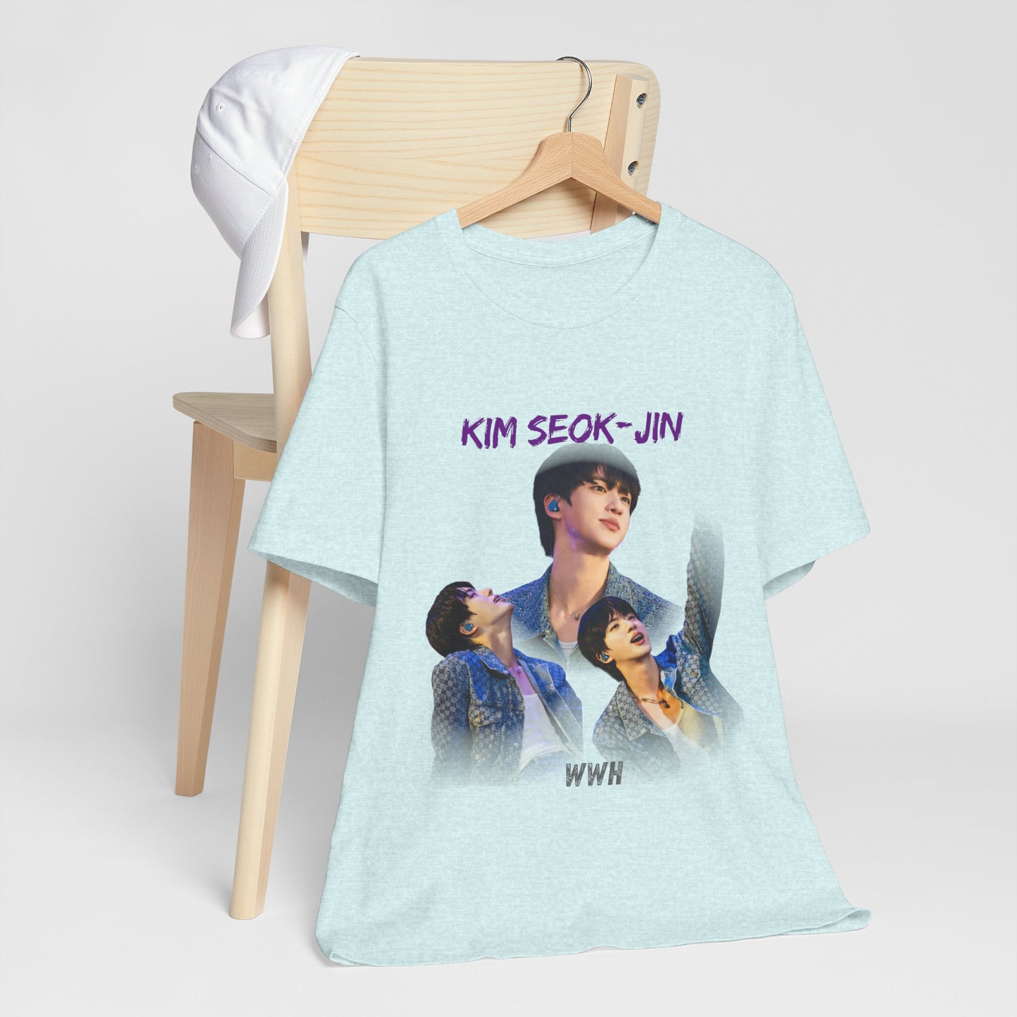 K-Pop Idol Photo Tee — 'Kim Seok-Jin' Graphic T-Shirt