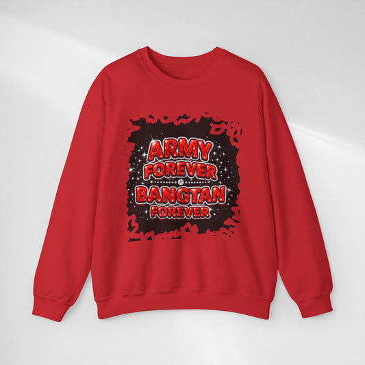 Bangtan Forever ARMY Sweatshirt - K-Pop Fan Crewneck