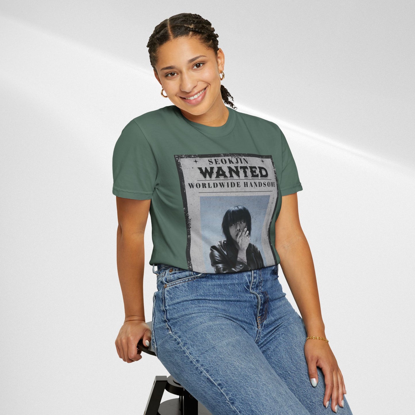 Seokjin "Wanted: Worldwide Handsome" Graphic T-Shirt