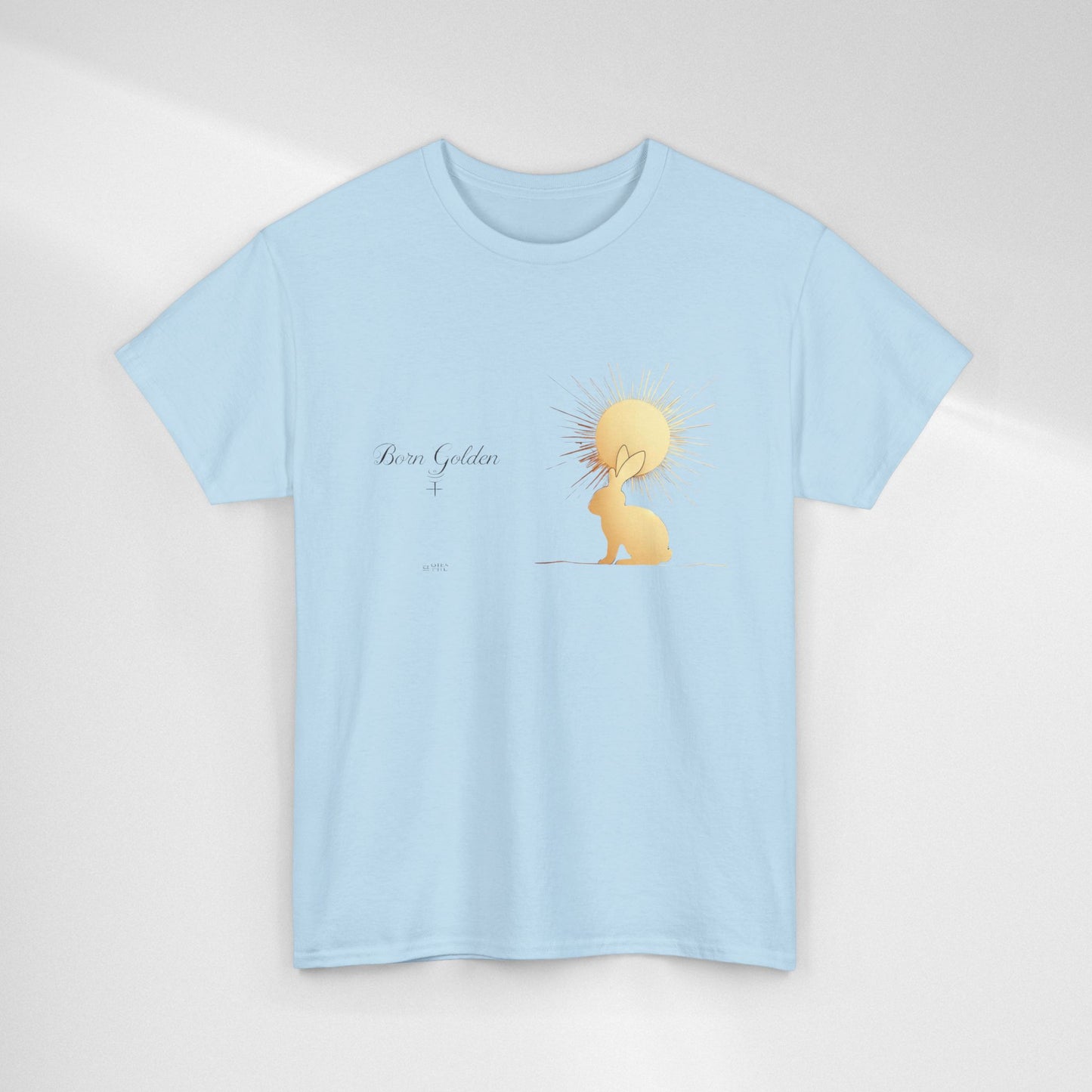 JK Golden Child T-Shirt — 'Born Golden' Cute Kids Illustration Tee