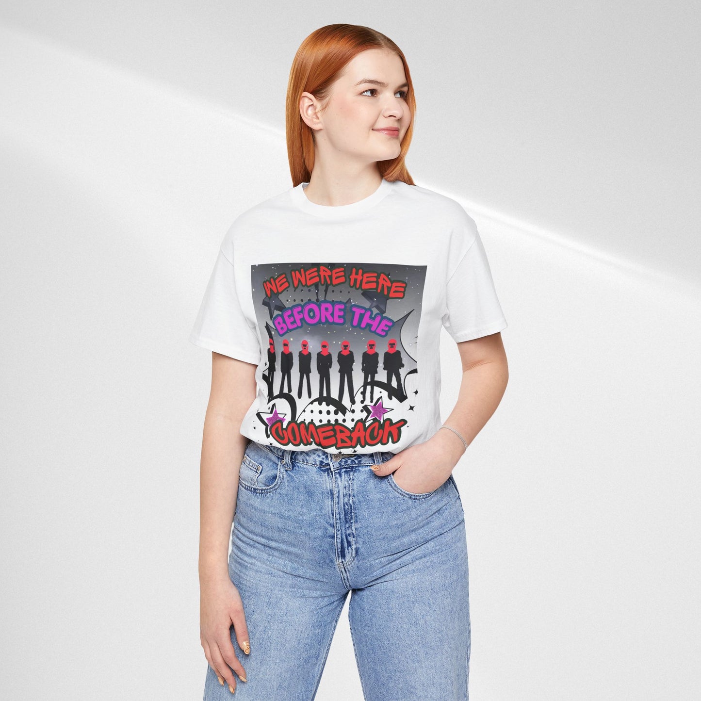 T‑Shirt — 'We Were Here Before the Comeback' Retro Pop Concert Tee