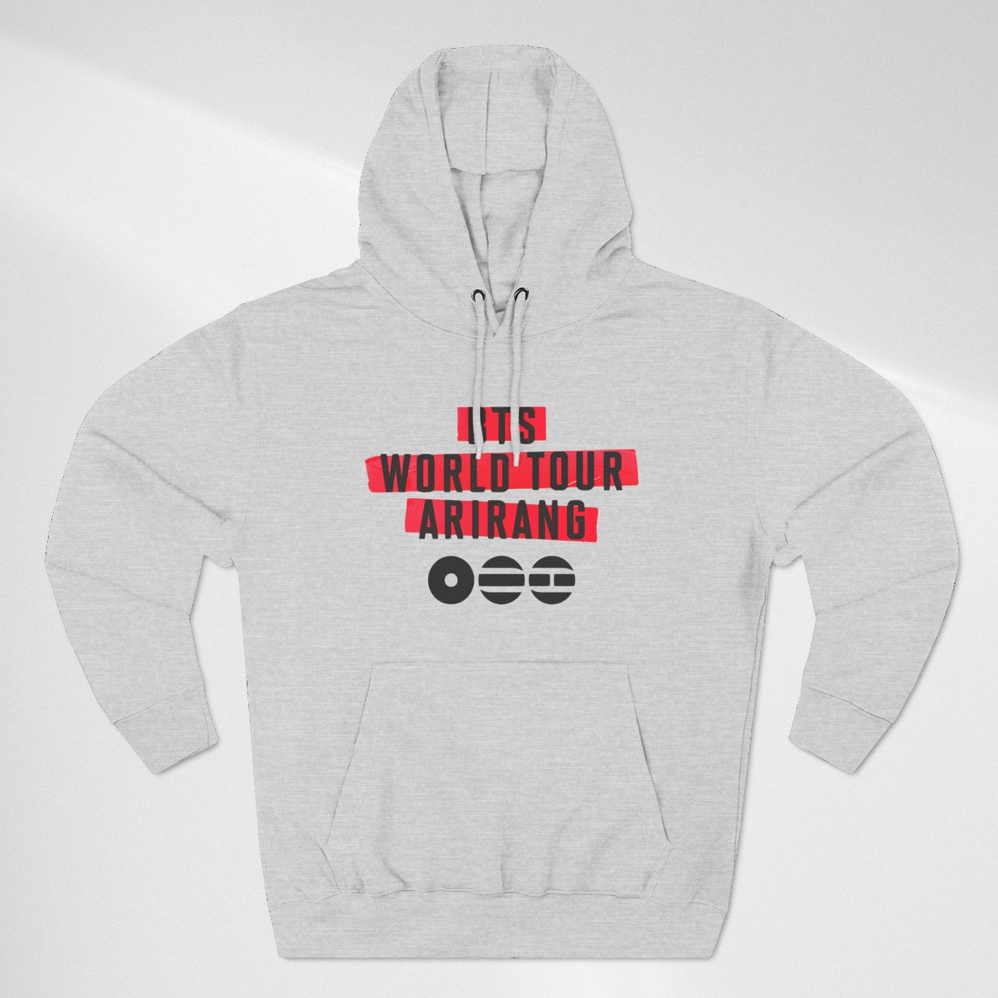 BTS World Tour Hoodie — 'Arirang' Fleece Pullover with Tour Dates