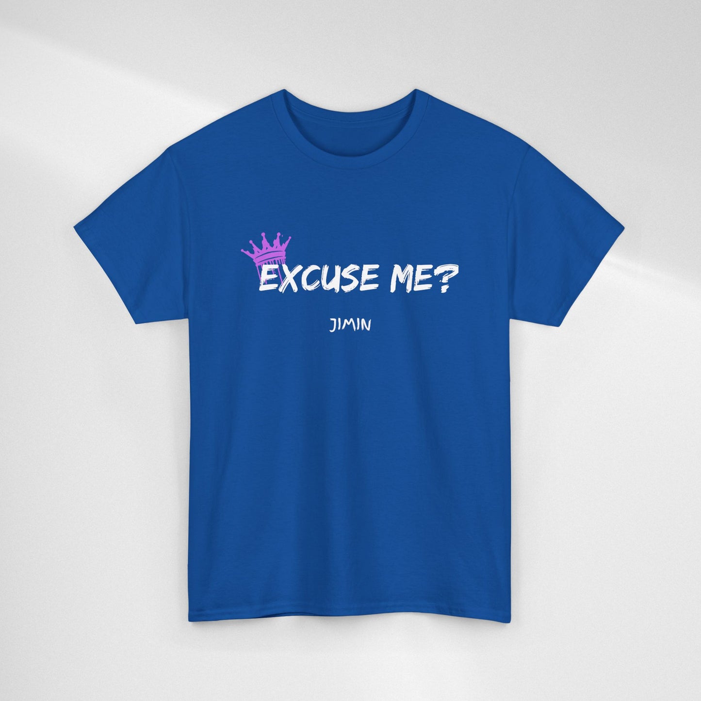 Excuse Me? Tee — Jimin Crown Graphic T‑Shirt