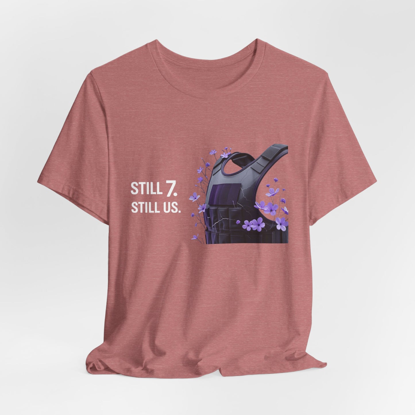 Bulletproof Vest Floral Tee — “I Am The Proof” Graphic T‑Shirt