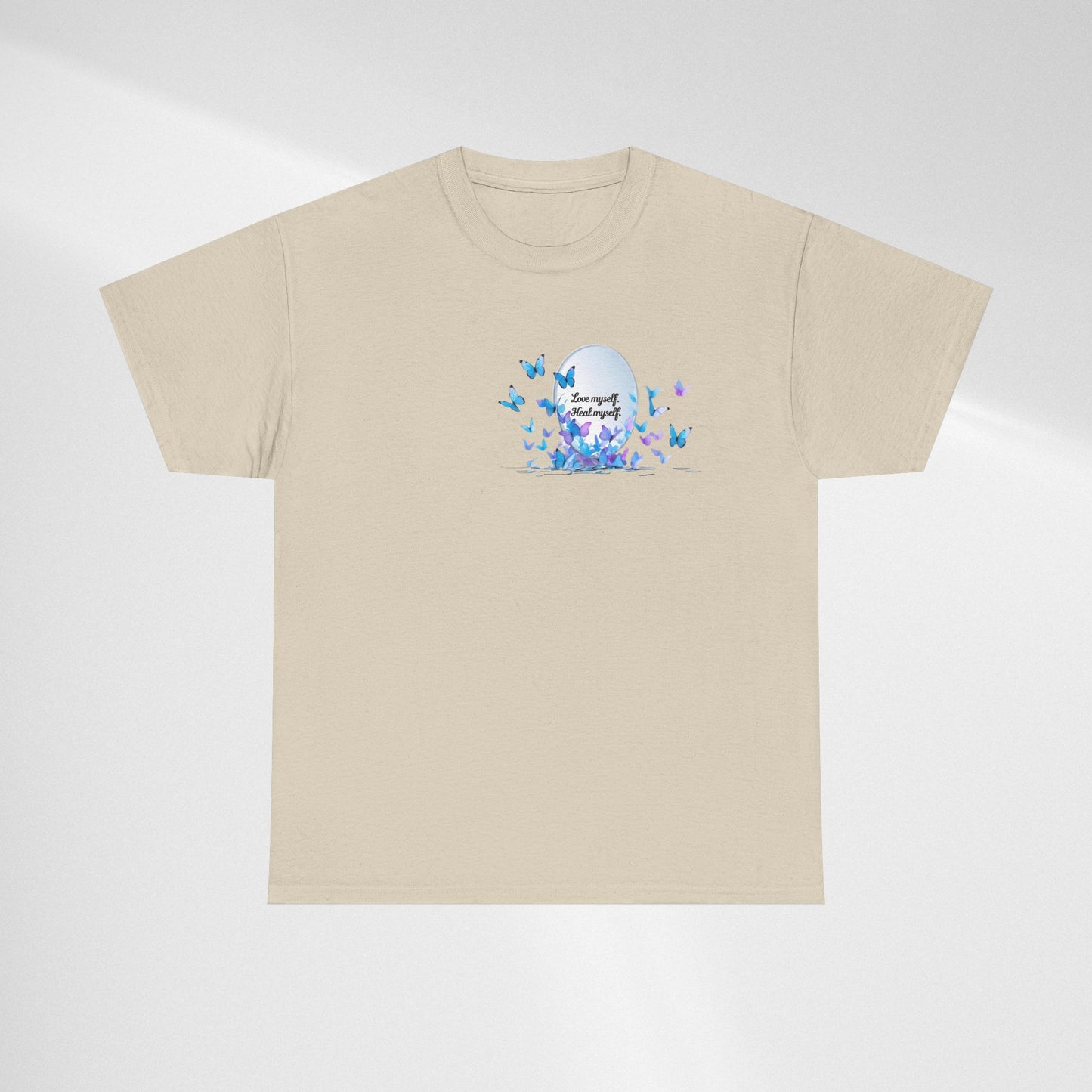 Butterfly Moon T-Shirt — "Strength Through Change" Inspirational Tee