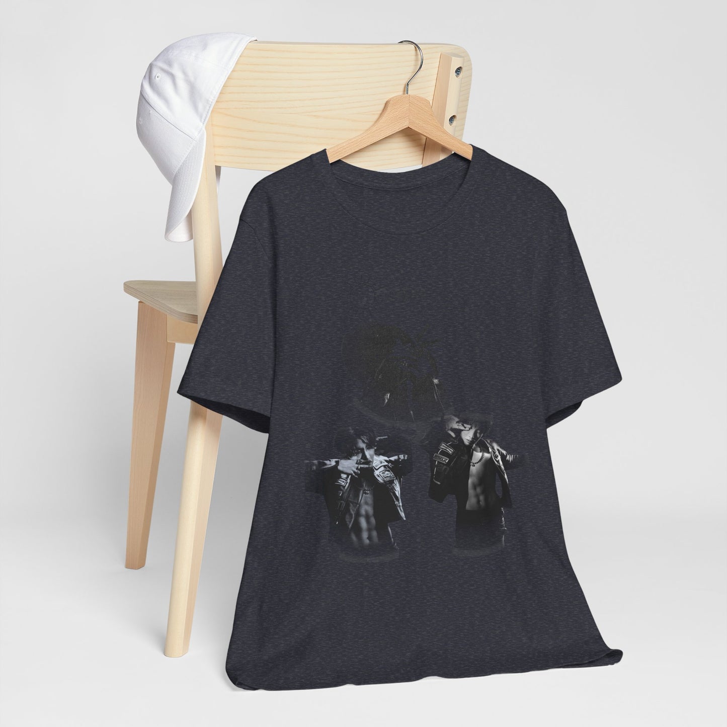 J hope Graphic Tee — Moody Monochrome Portraits