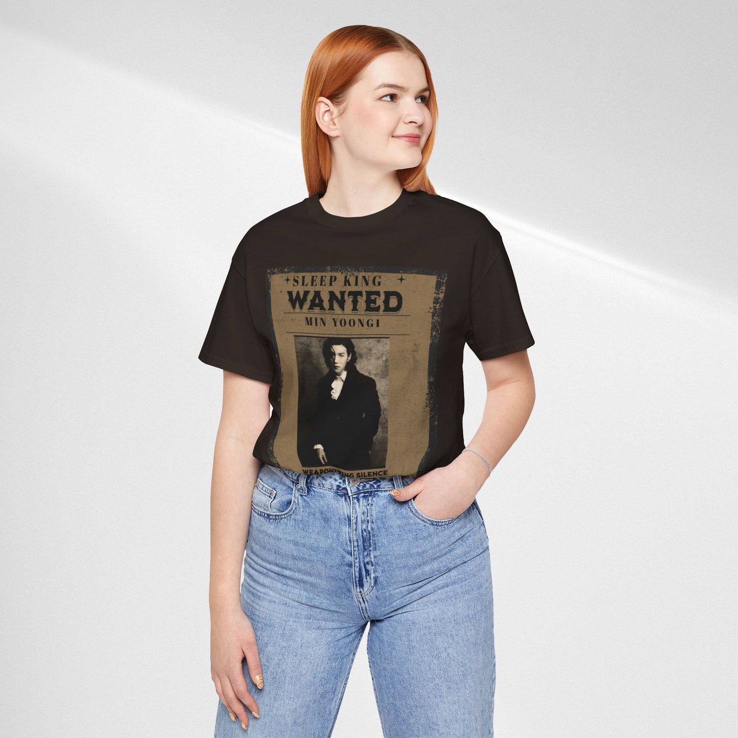 Sleep King Wanted Tee — Vintage 'Min Yoongi' Poster Shirt