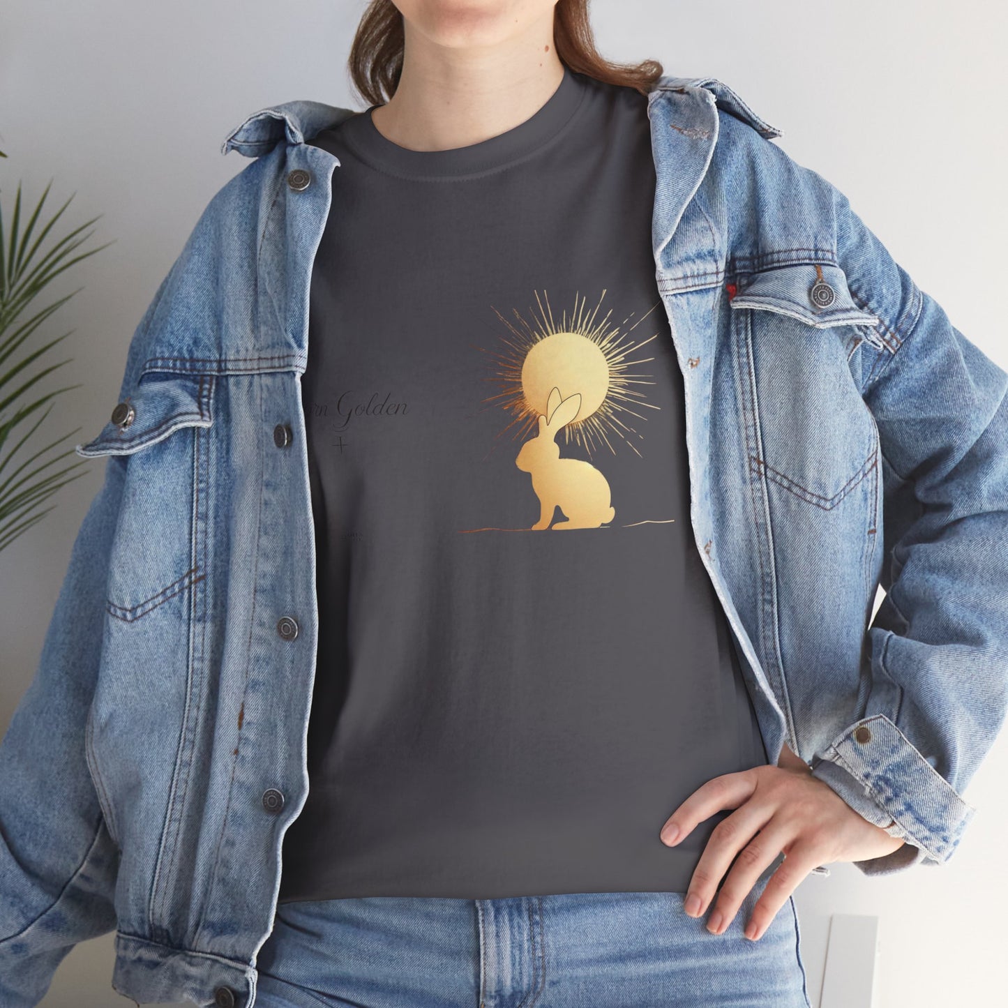 JK Golden Child T-Shirt — 'Born Golden' Cute Kids Illustration Tee