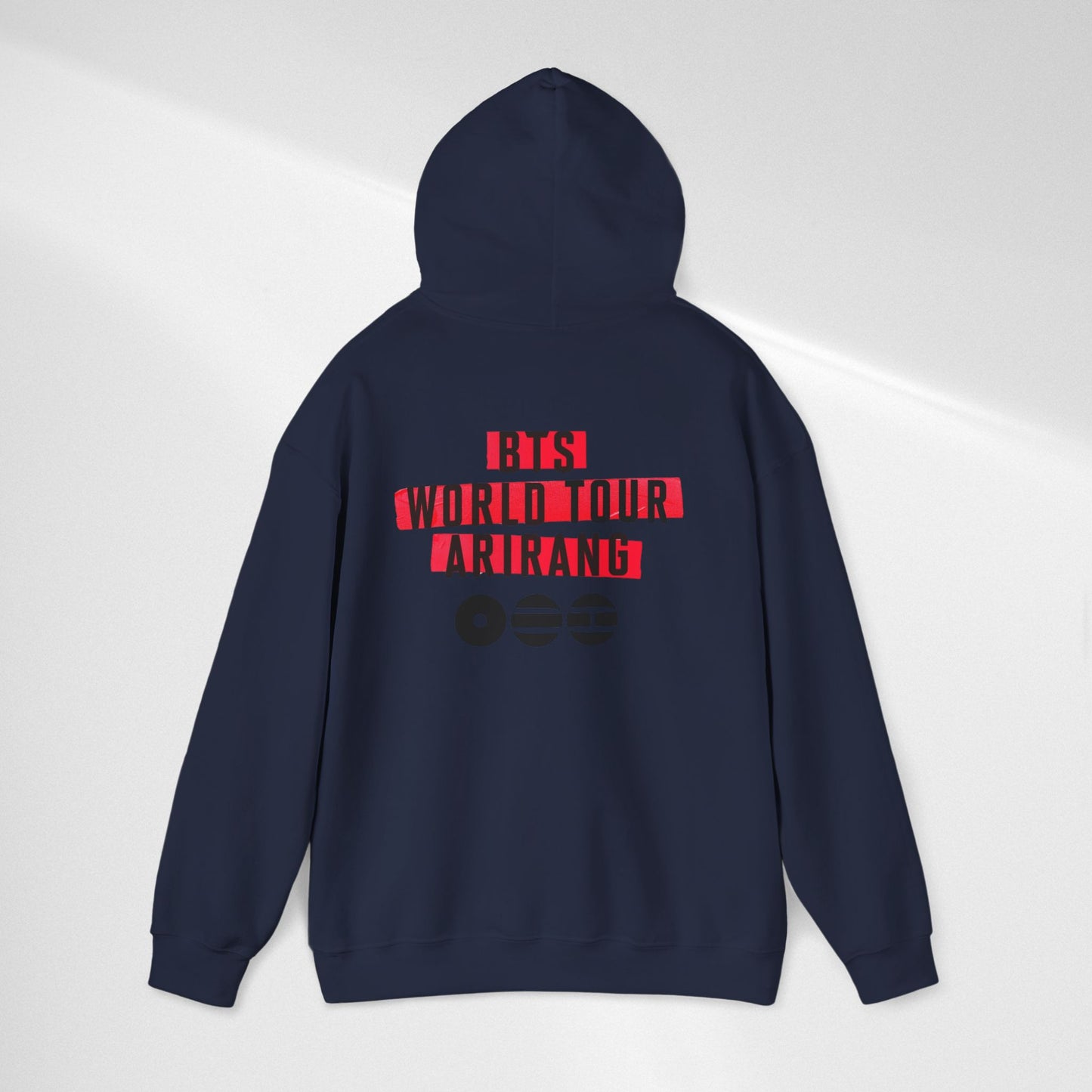BTS World Tour "ARRIANG" Hoodie — Minimal Logo Tour Pullover