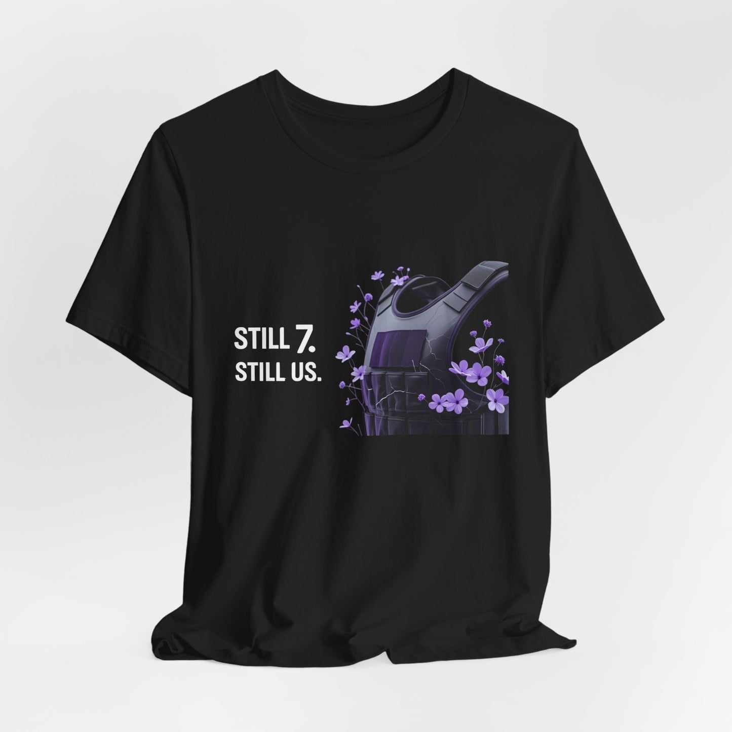 Bulletproof Vest Floral Tee — “I Am The Proof” Graphic T‑Shirt