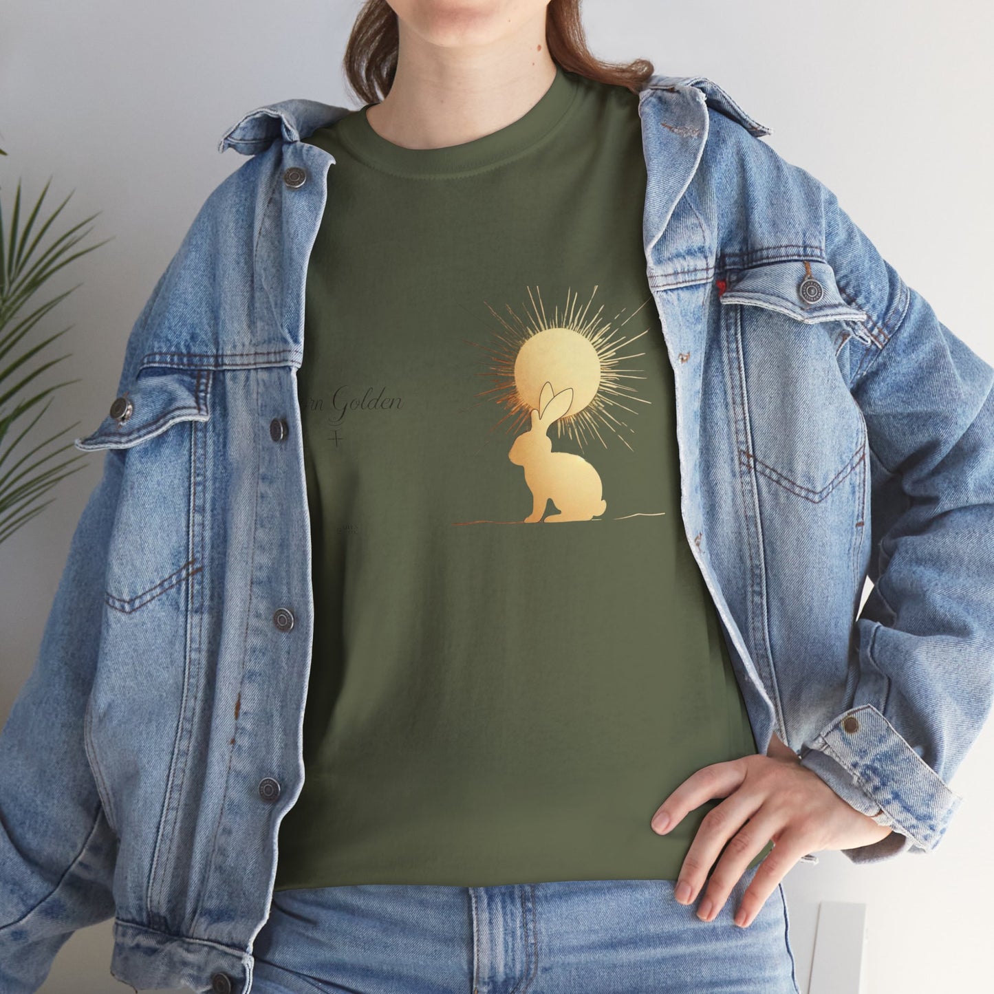 JK Golden Child T-Shirt — 'Born Golden' Cute Kids Illustration Tee