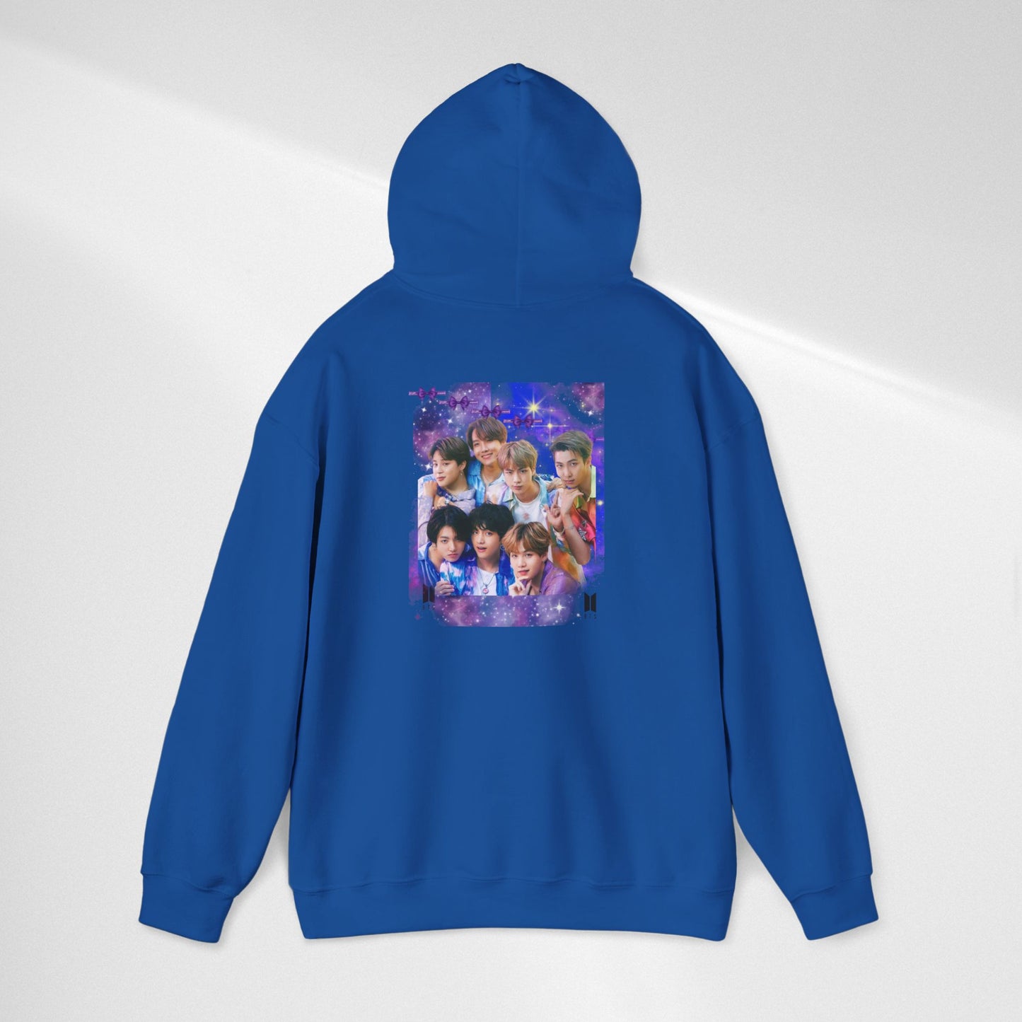 BTS Hoodie — Purple Collage Photo Graphic Hoodie