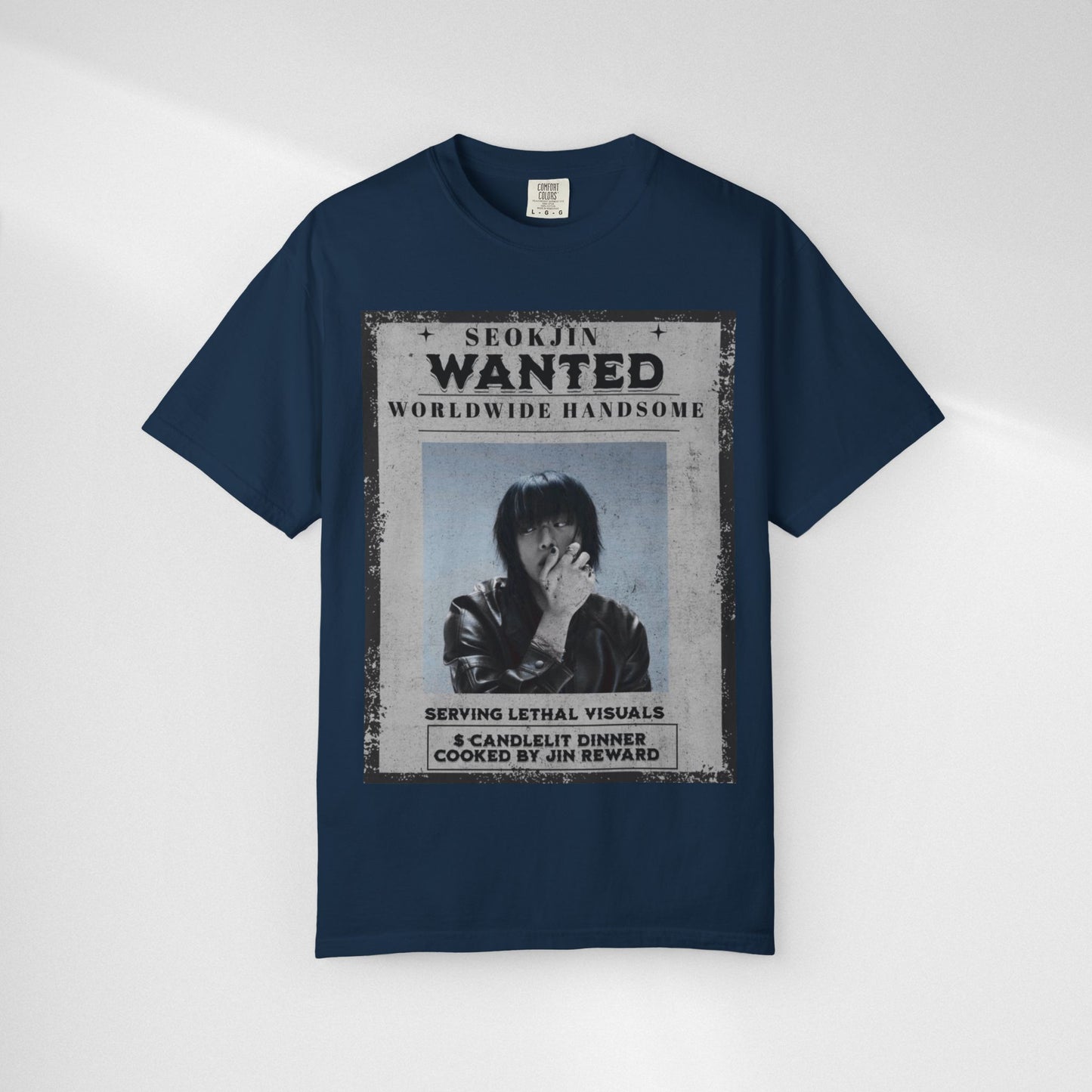 Seokjin "Wanted: Worldwide Handsome" Graphic T-Shirt