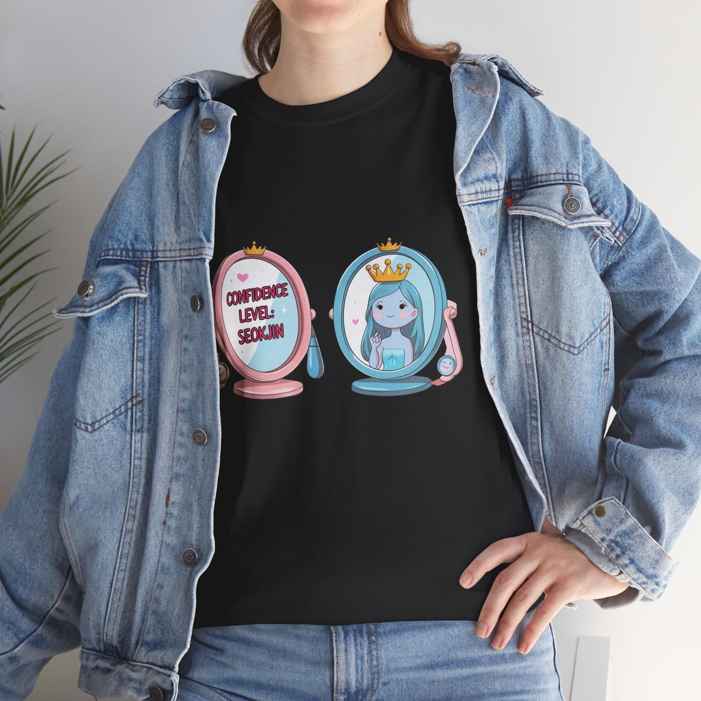 BTS Jin Confidence Level T-Shirt — Seokjin Fan Tee