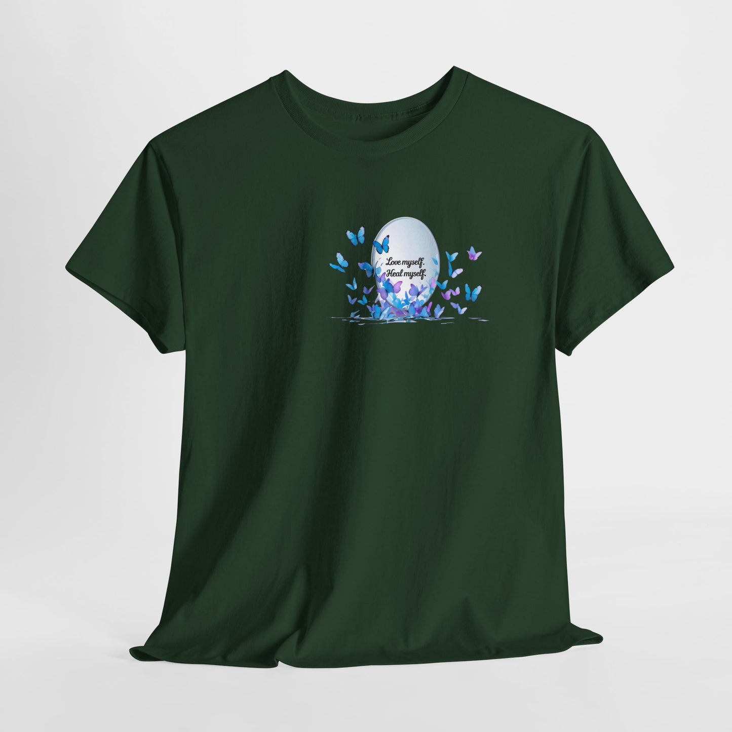 Butterfly Moon T-Shirt — "Strength Through Change" Inspirational Tee
