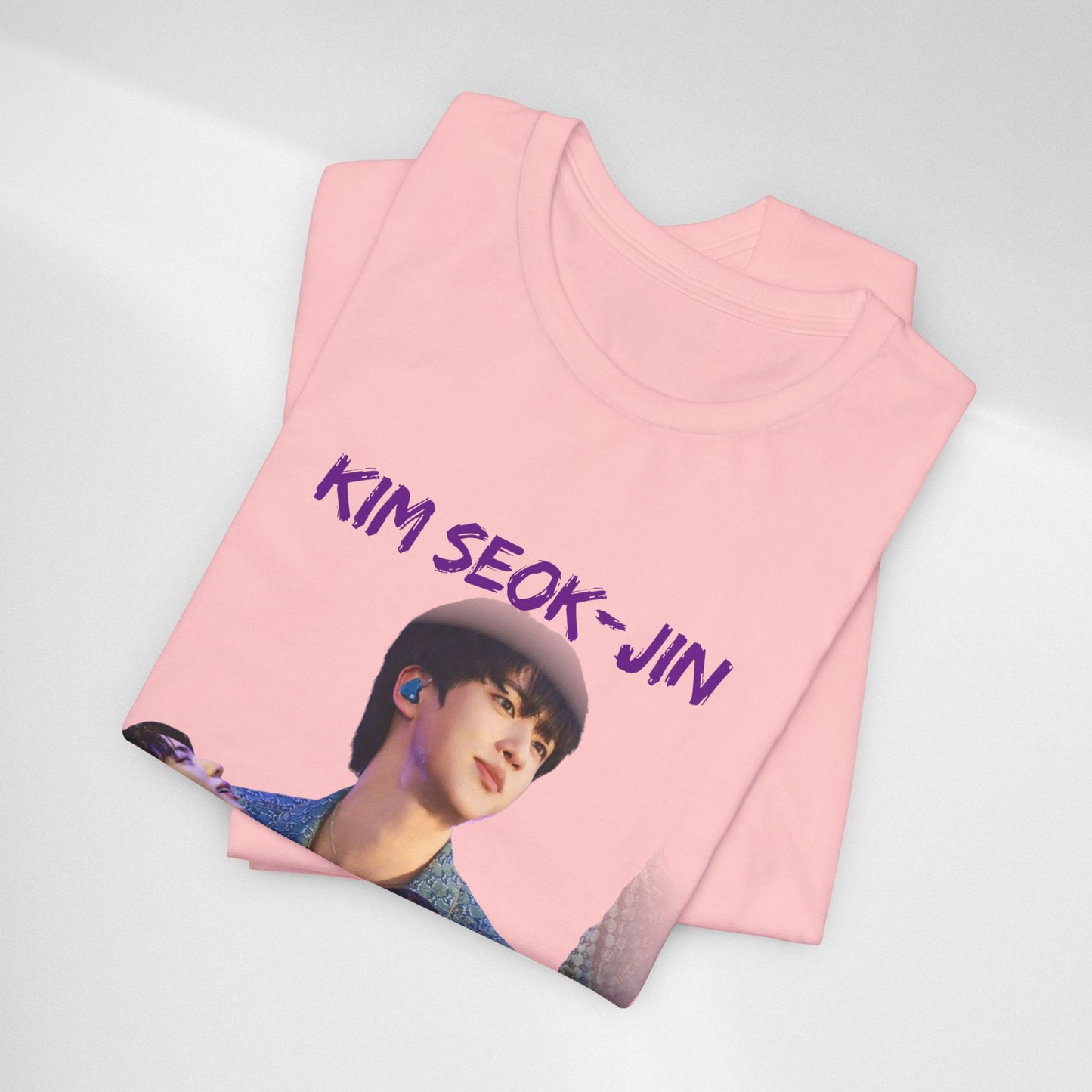 K-Pop Idol Photo Tee — 'Kim Seok-Jin' Graphic T-Shirt