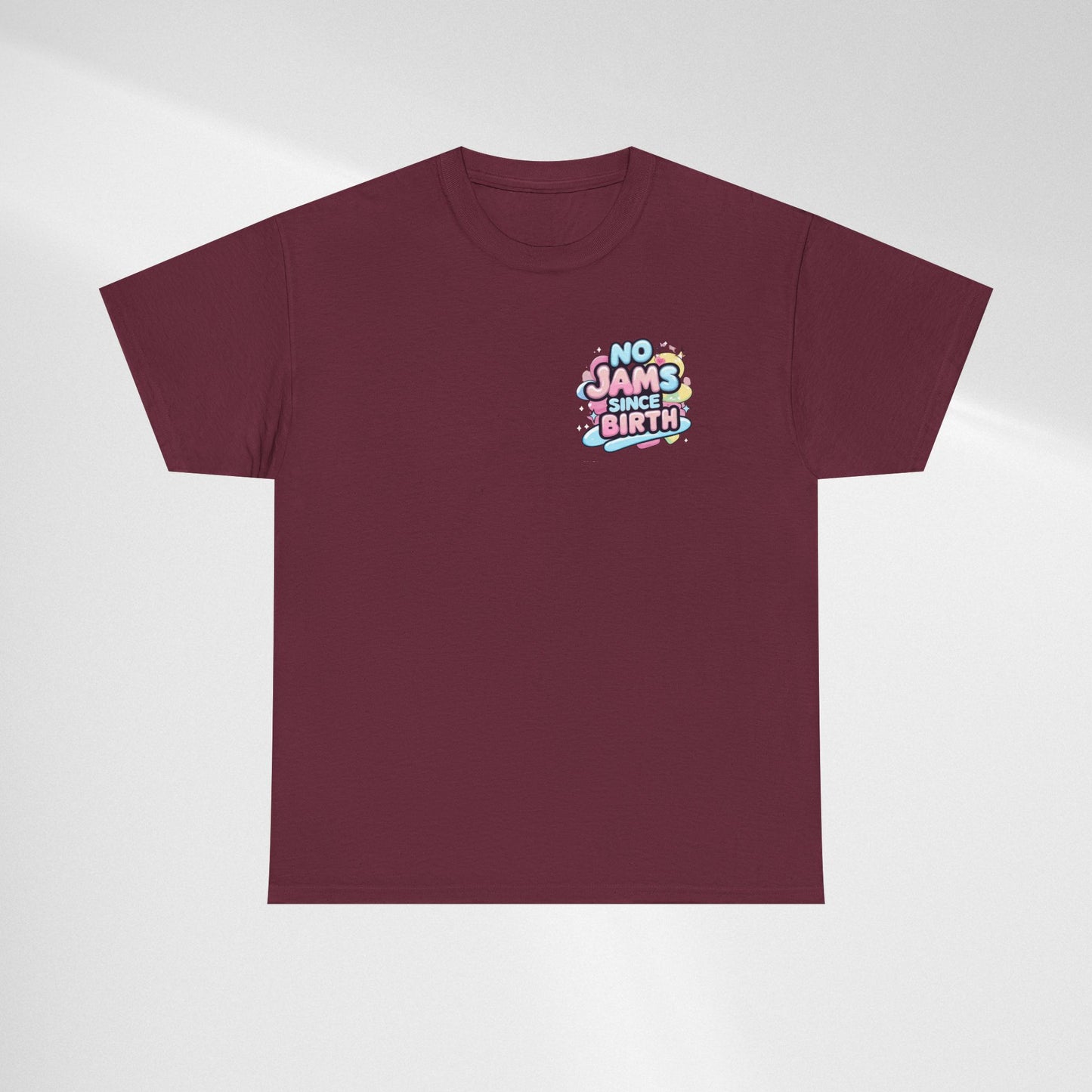 No Jams Since Birth T-Shirt — Cute Pastel Graphic Tee